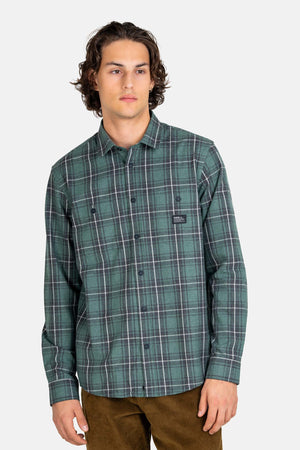 Alvar Check Shirt Green/Black/White