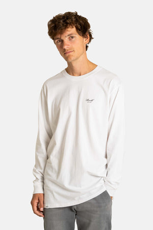 Staple Logo Longsleeve Snow White