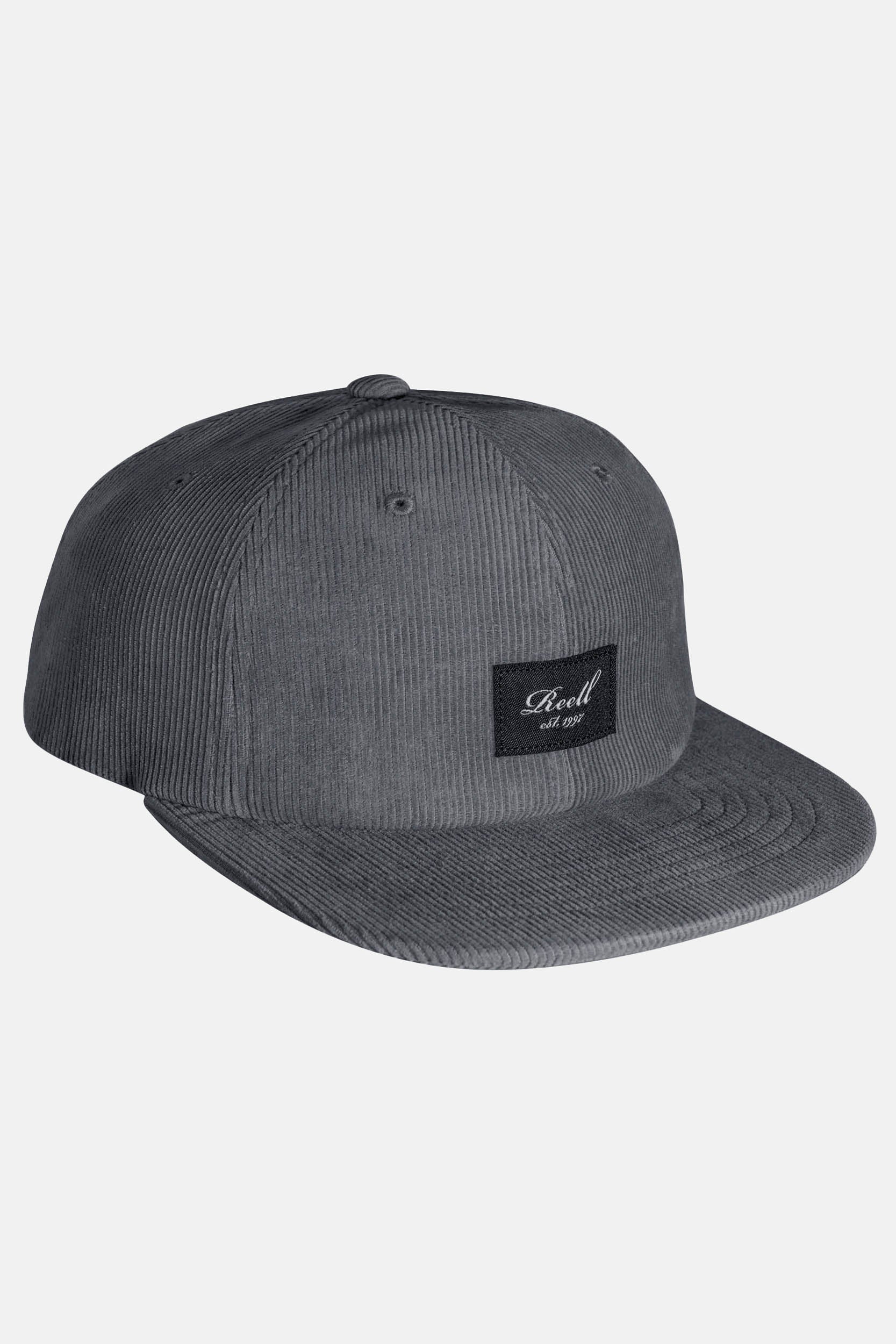 Flat 6-Panel Cap Black Cord