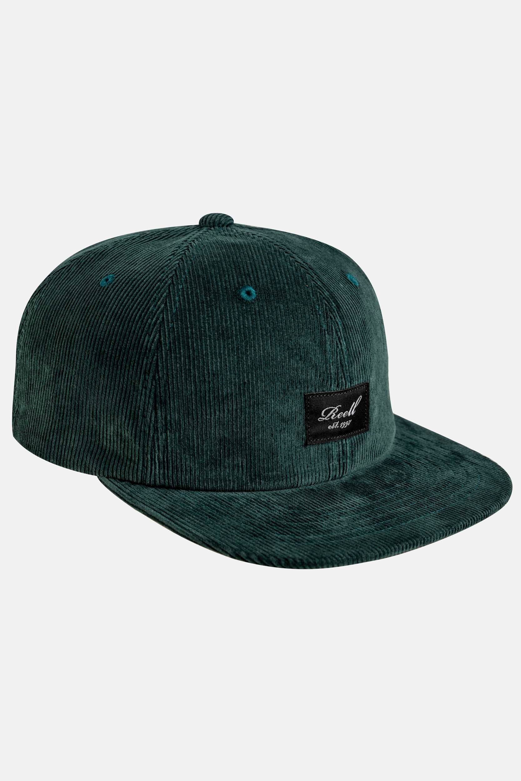 Flat 6-Panel Cap Black Cord