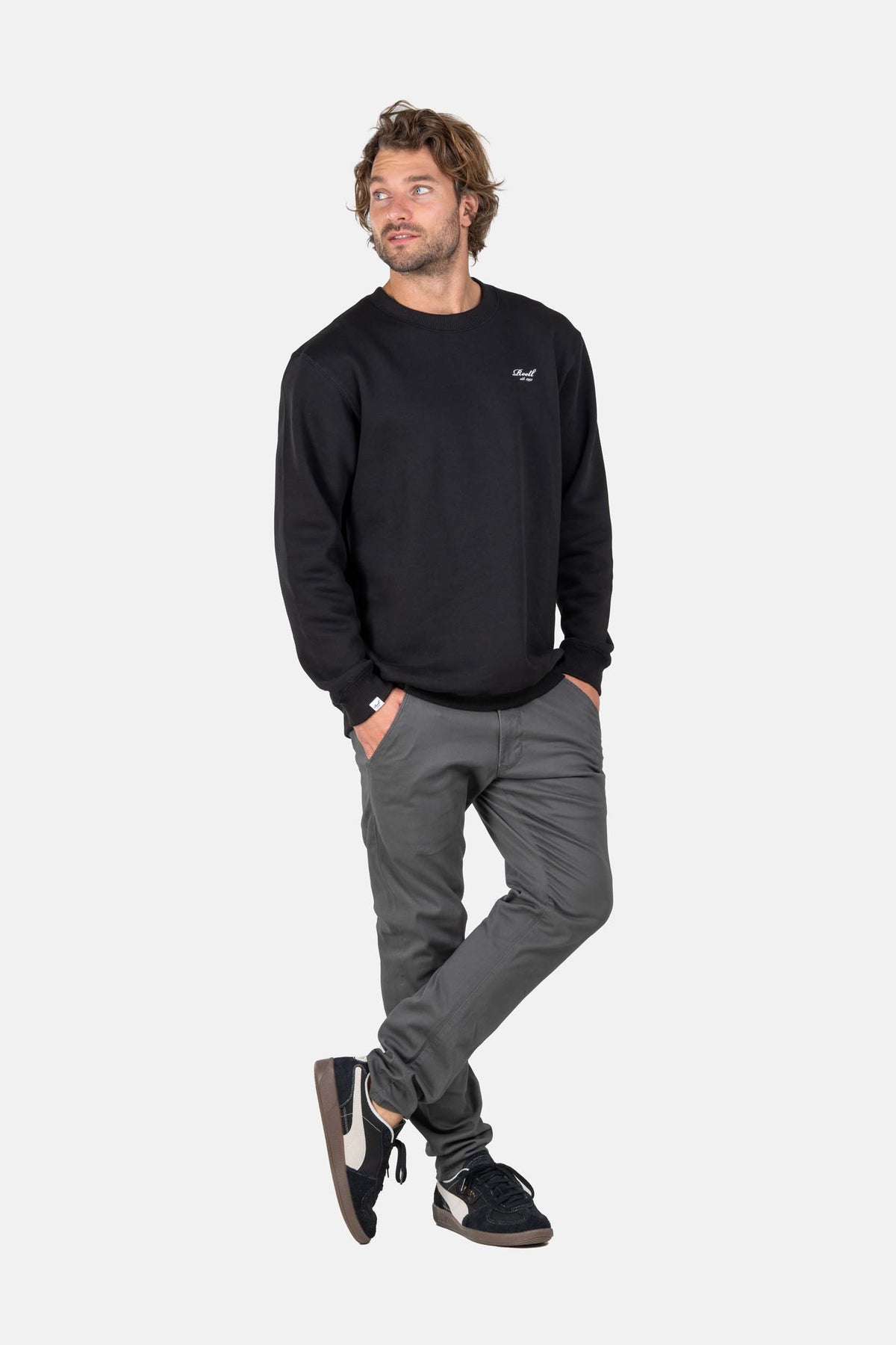 Flex Tapered Chino Vulcan Grey