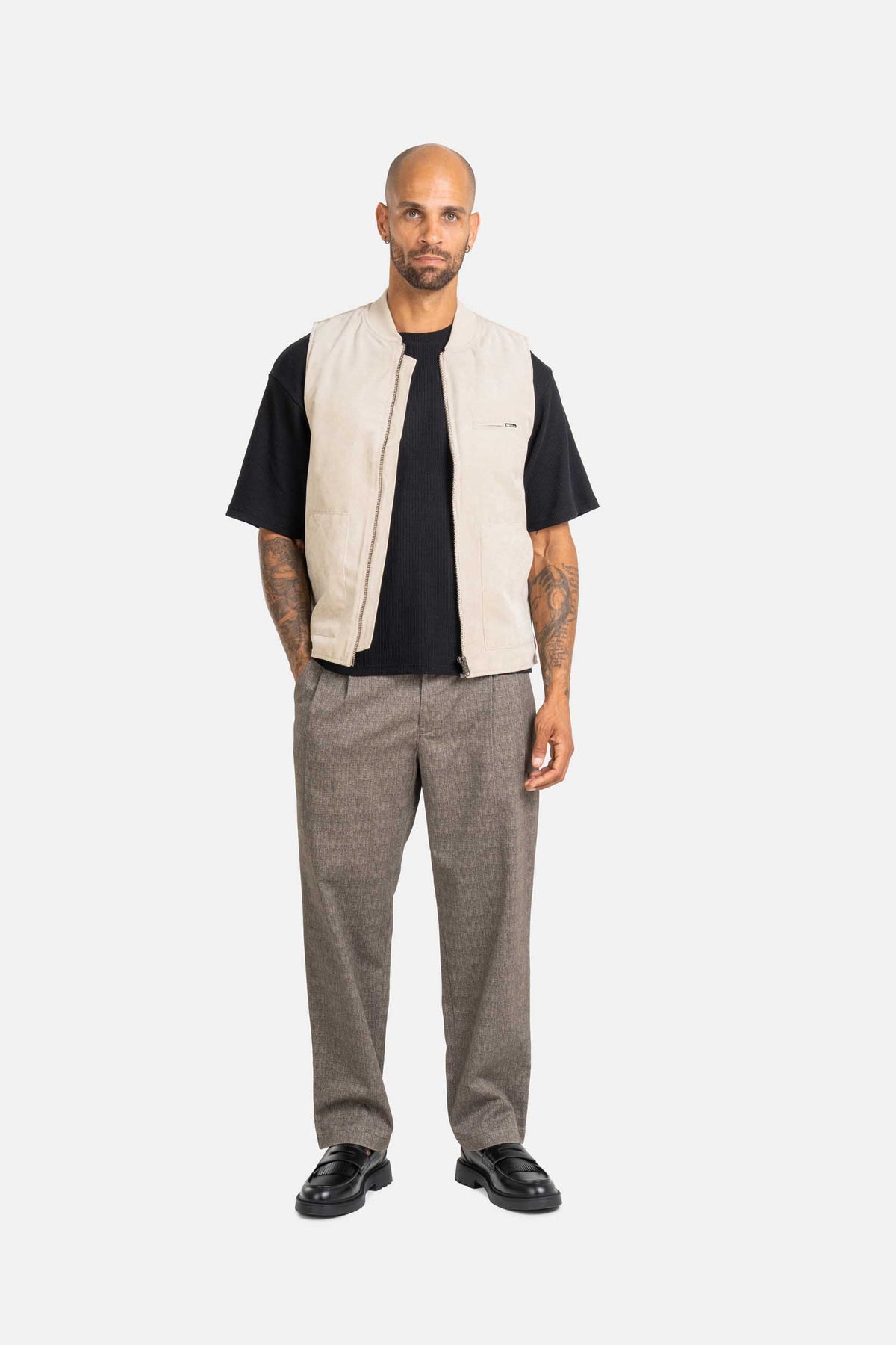 Bowie Chino Mono Check