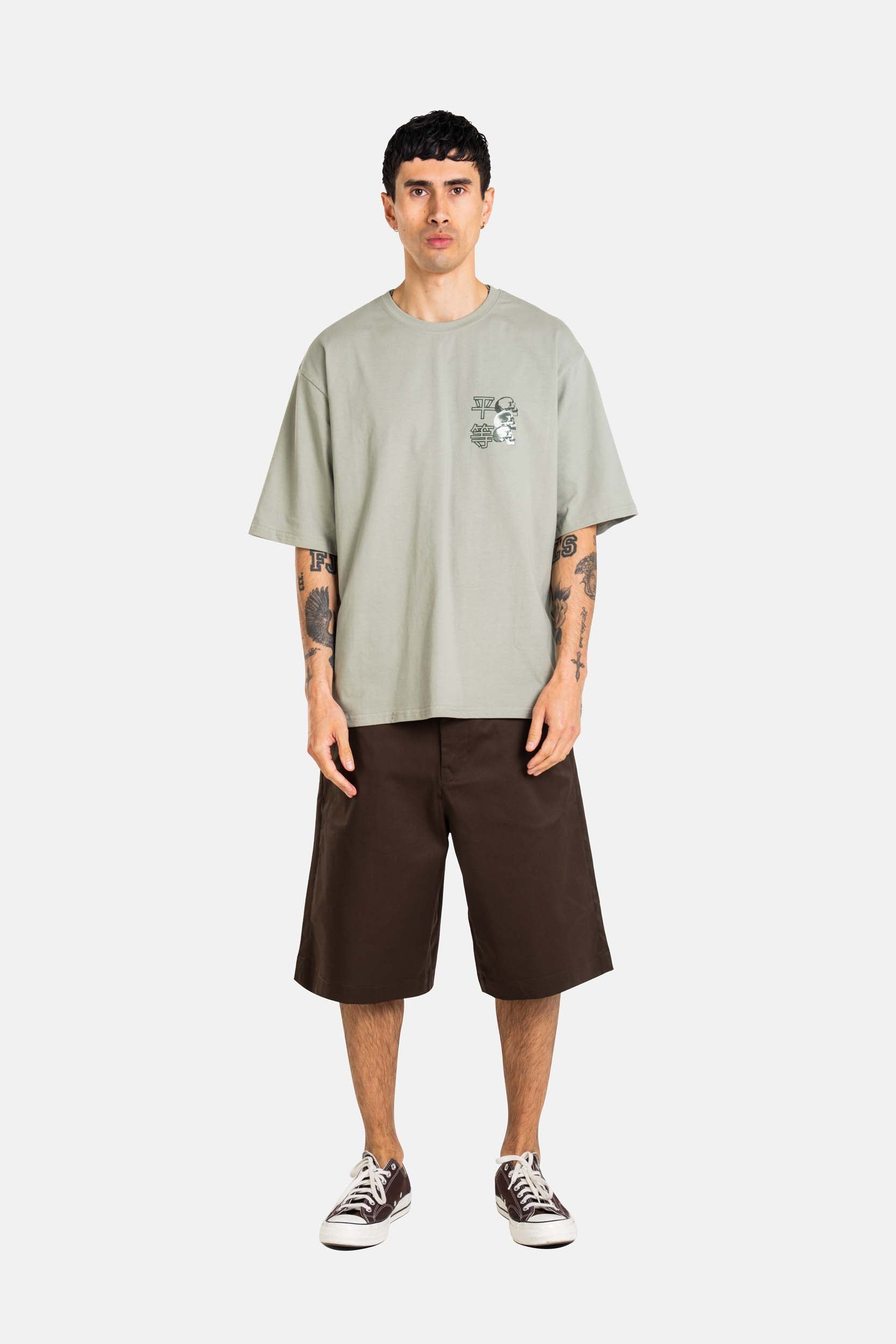 Loose Flex Chino Short PC Chocolate Brown