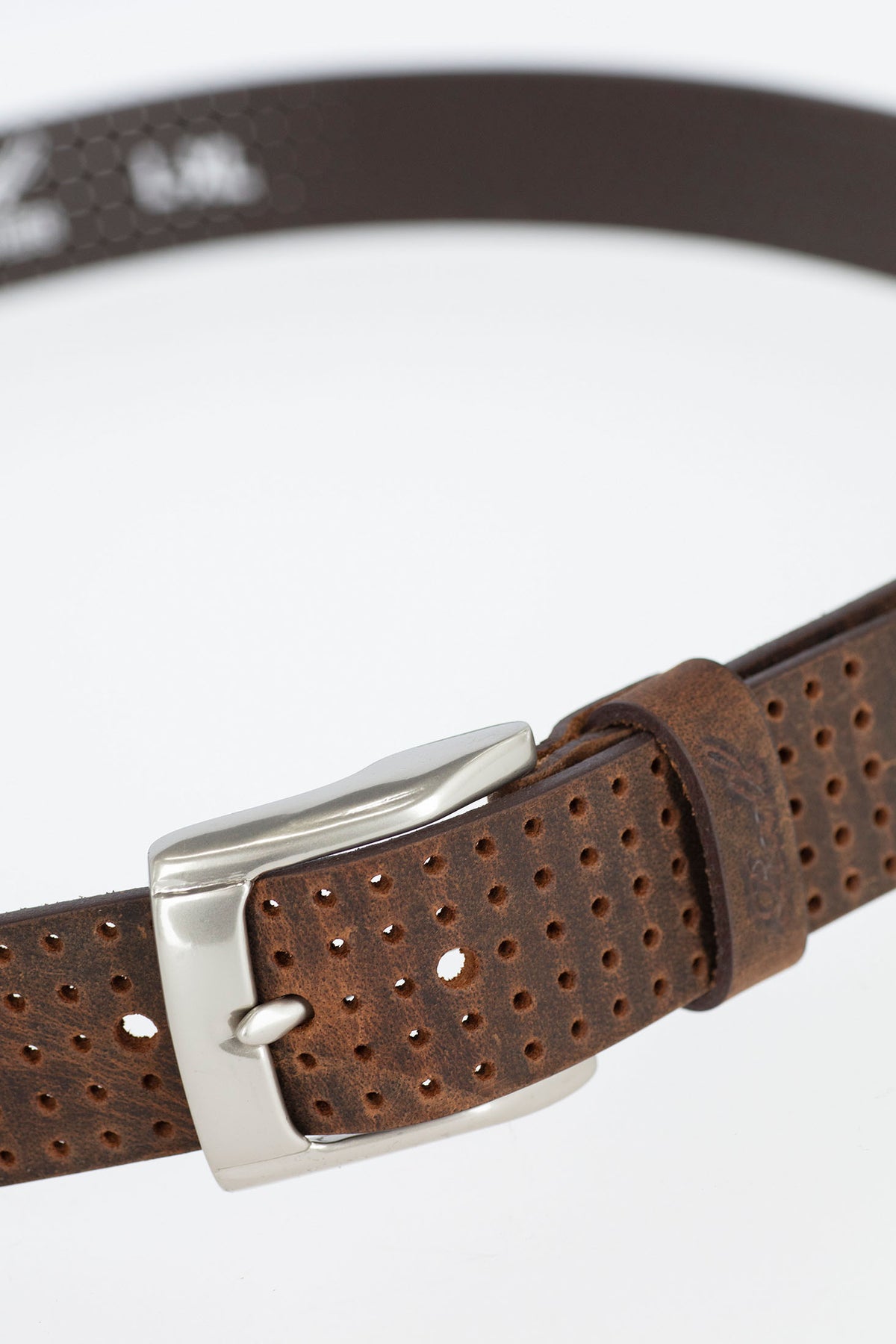 Punched Belt Cappuccino