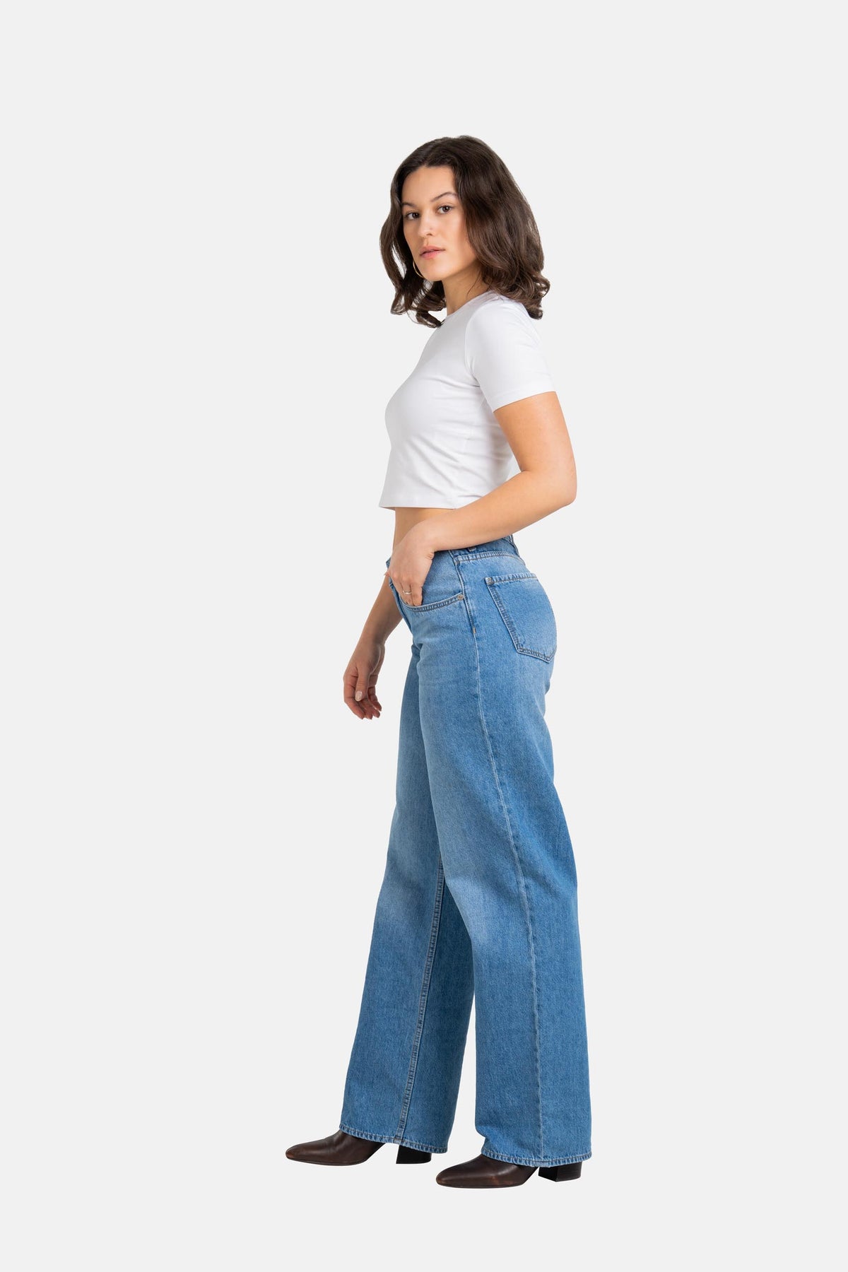 Women Holly Jeans Sky Blue Stone