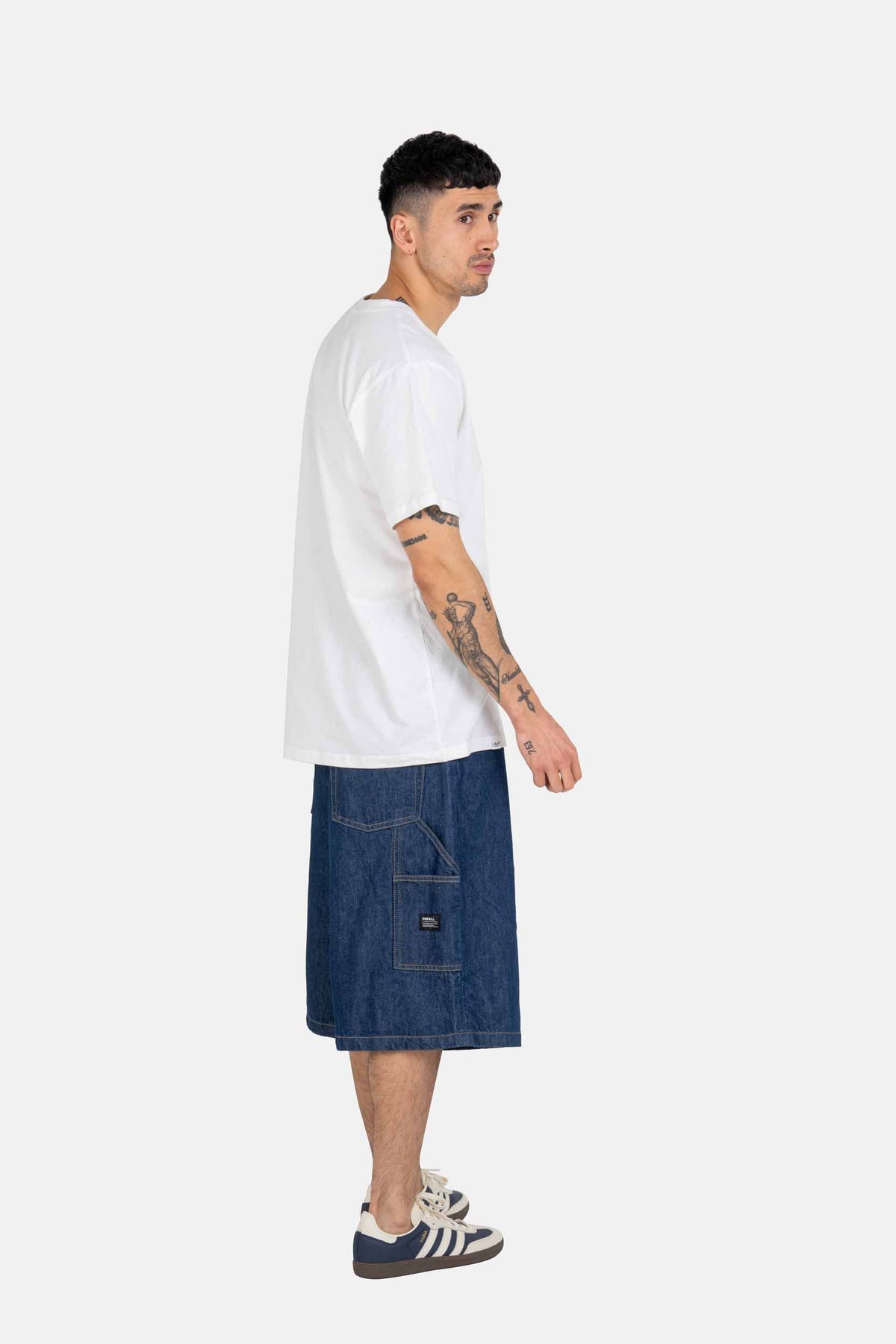 Belmont Worker Short Steel Blue