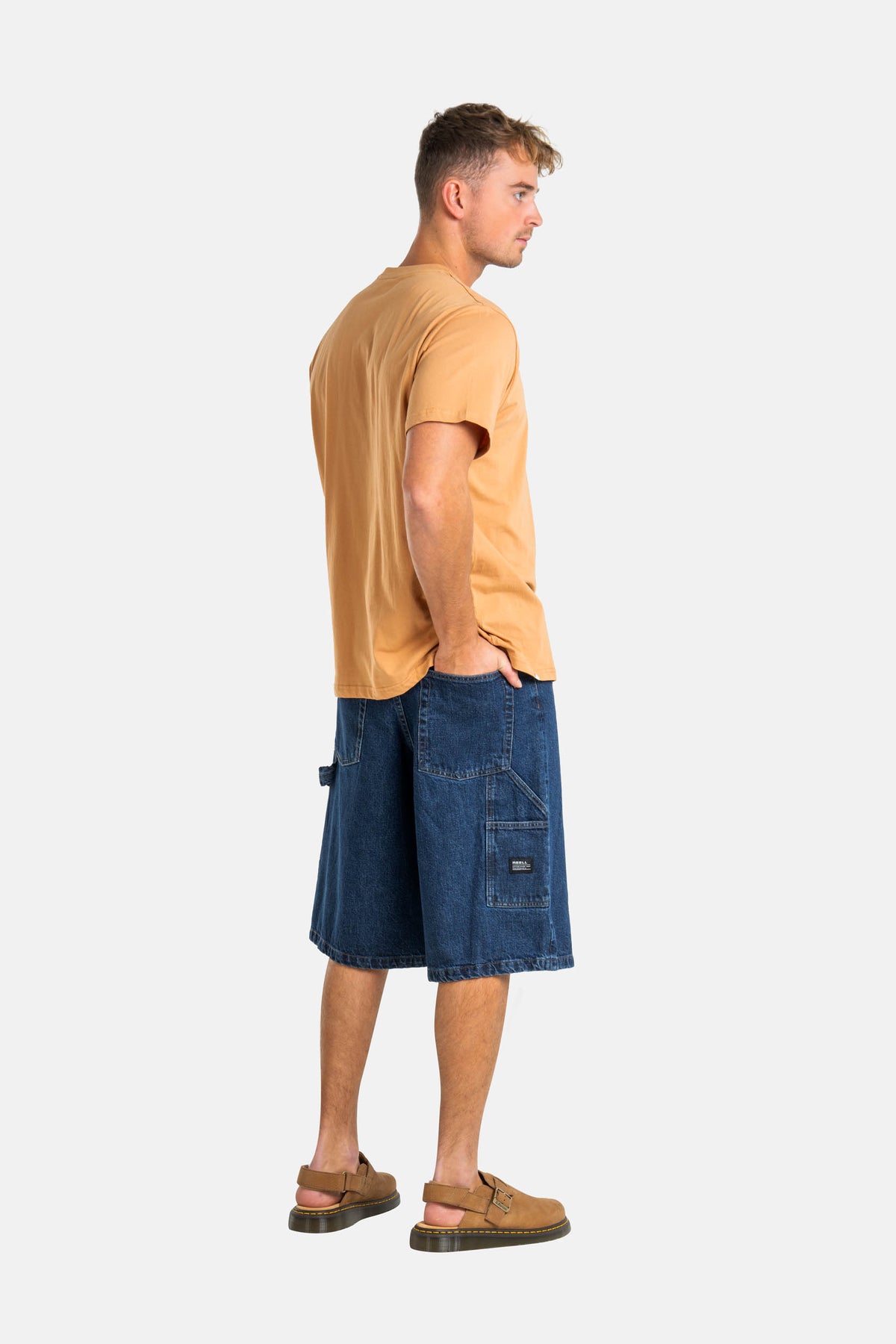 Belmont Worker Short Iconic Dark Stone