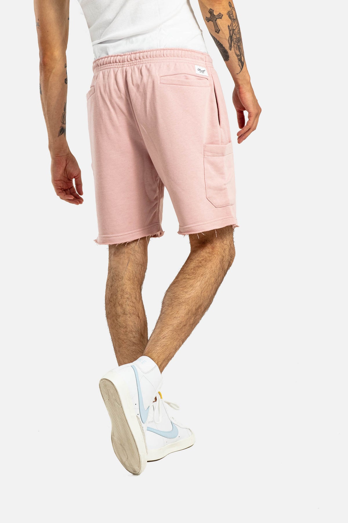 Sweat Cargo Short Smoked Pink