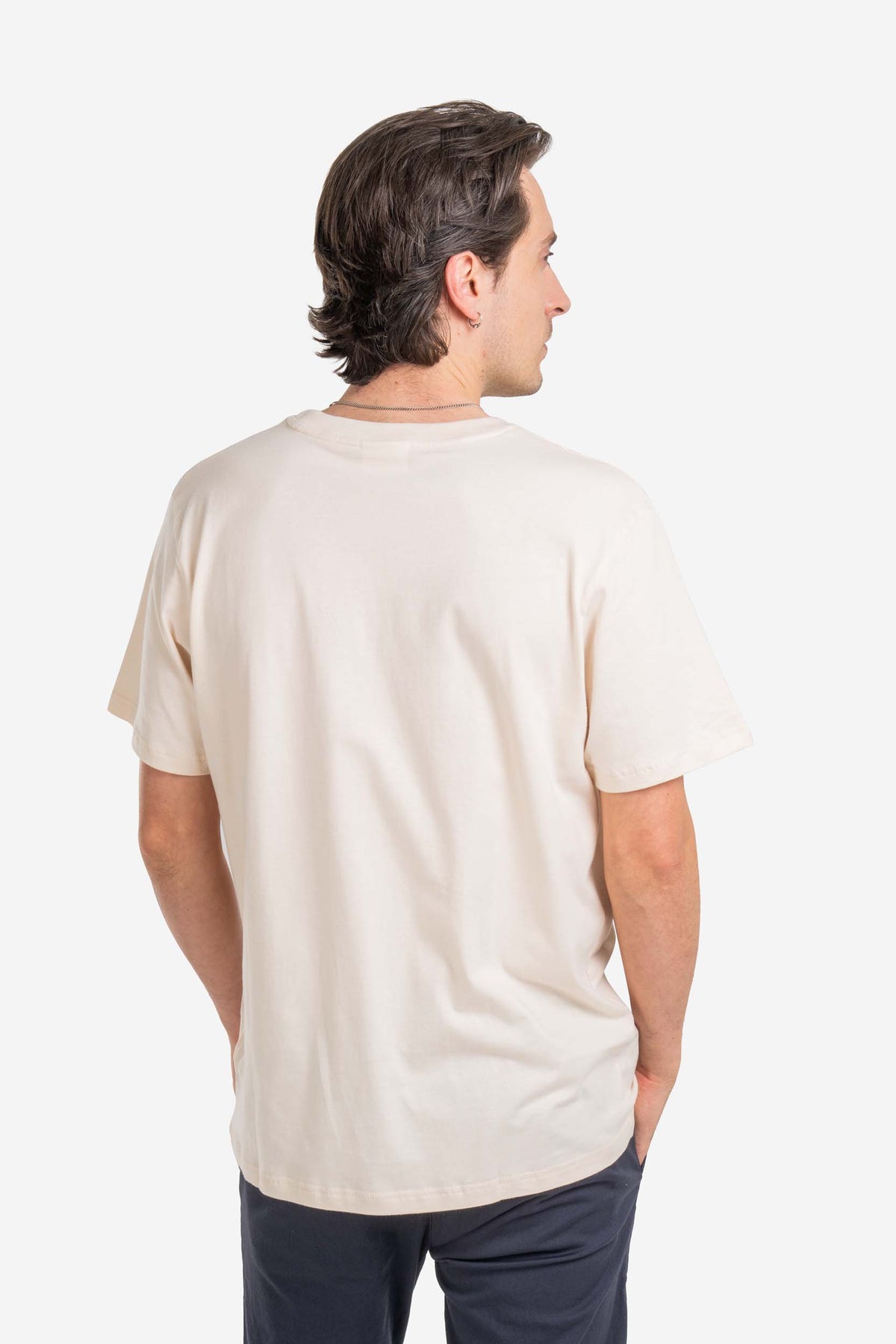 Staple Logo T-Shirt Silver Peony
