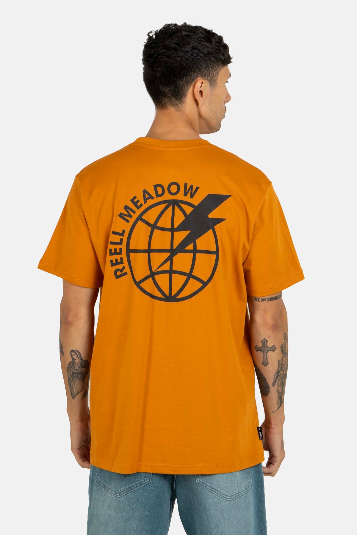 Meadow Logo T-Shirt Orange Oak