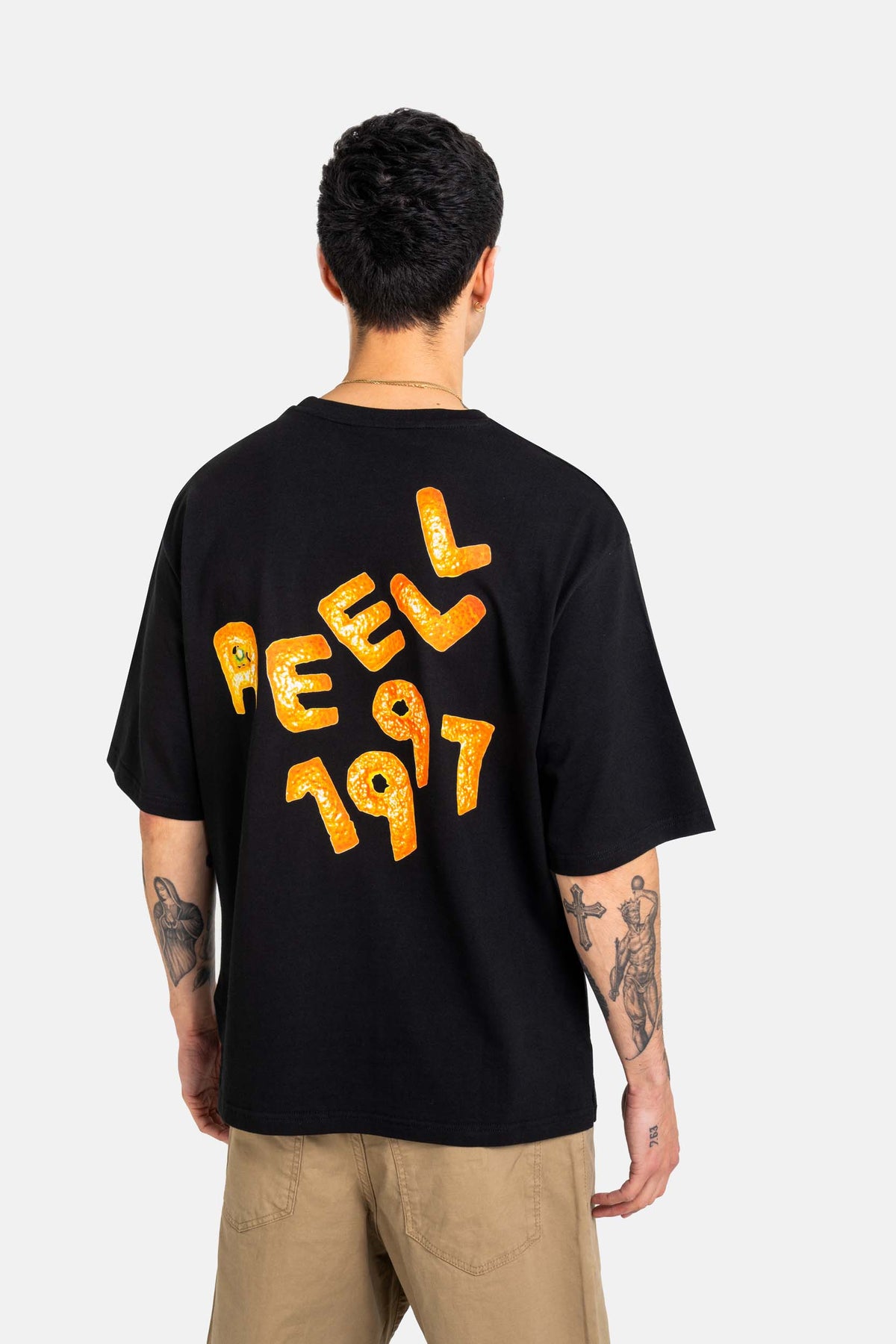 Orange Peel T-Shirt Deep Black