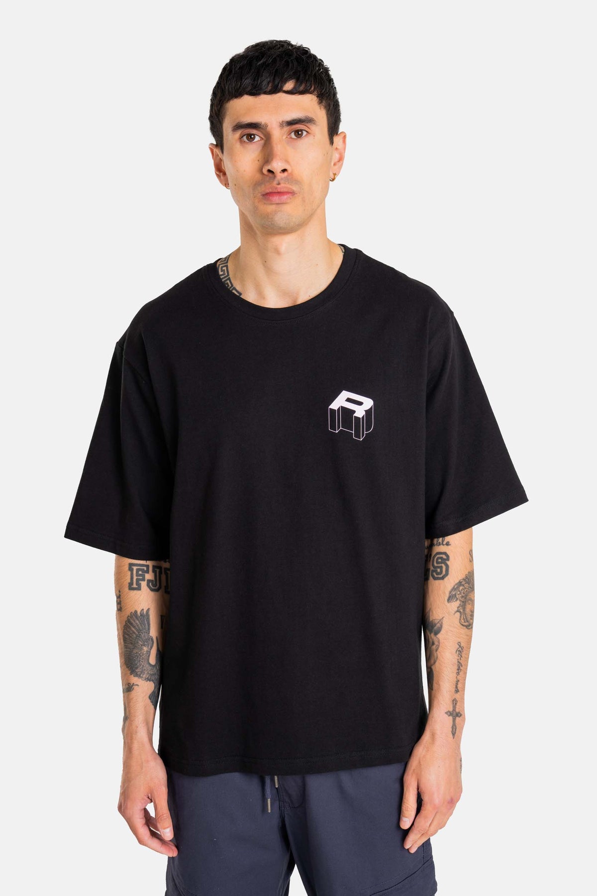 Block T-Shirt Deep Black