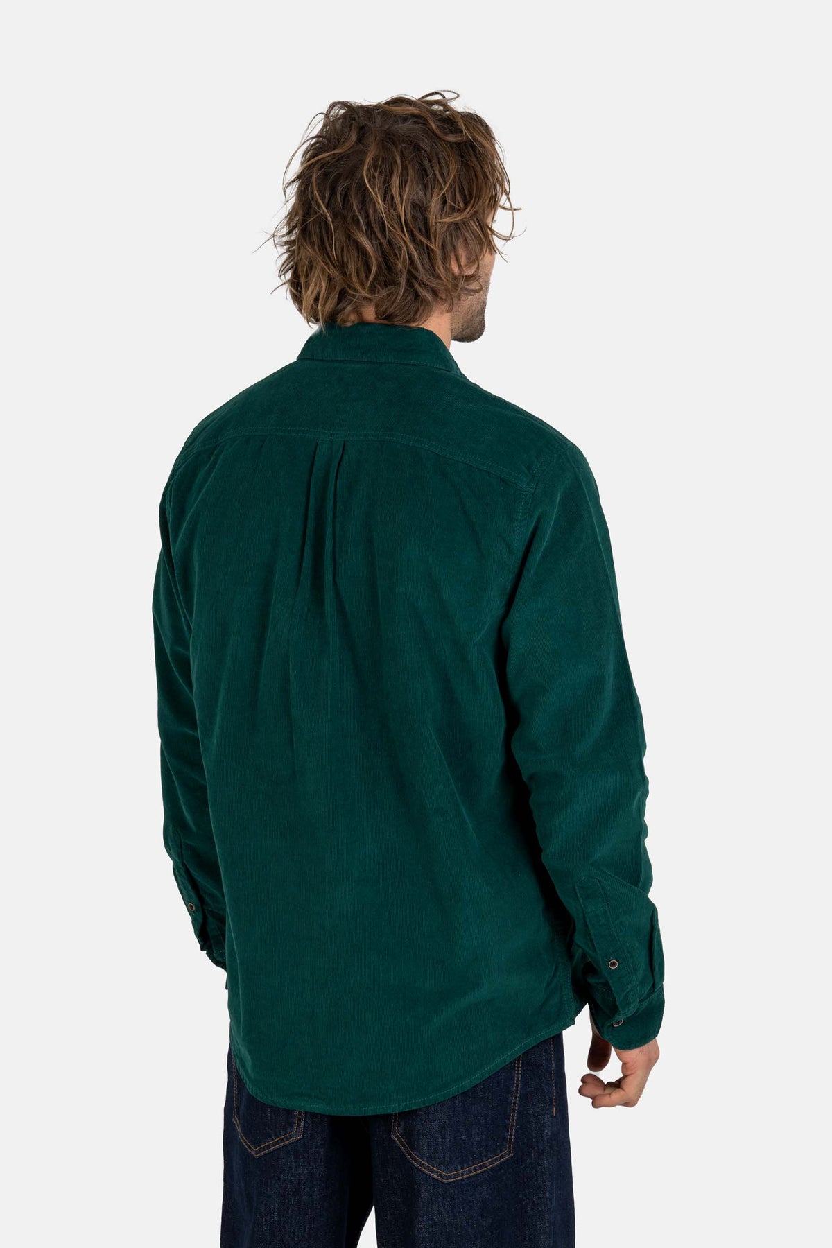 Dual Cord Shirt Forest Green