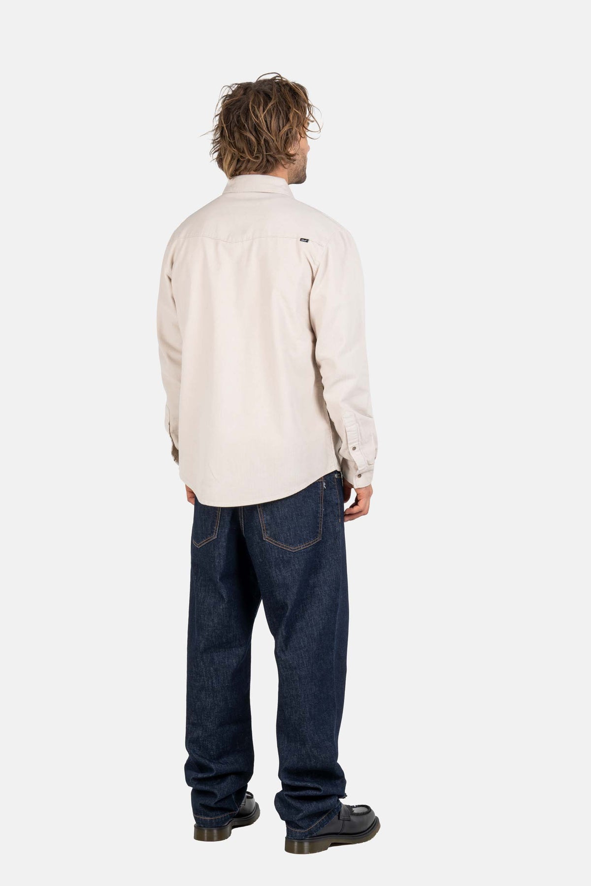 Western Cord Shirt Oatmeal