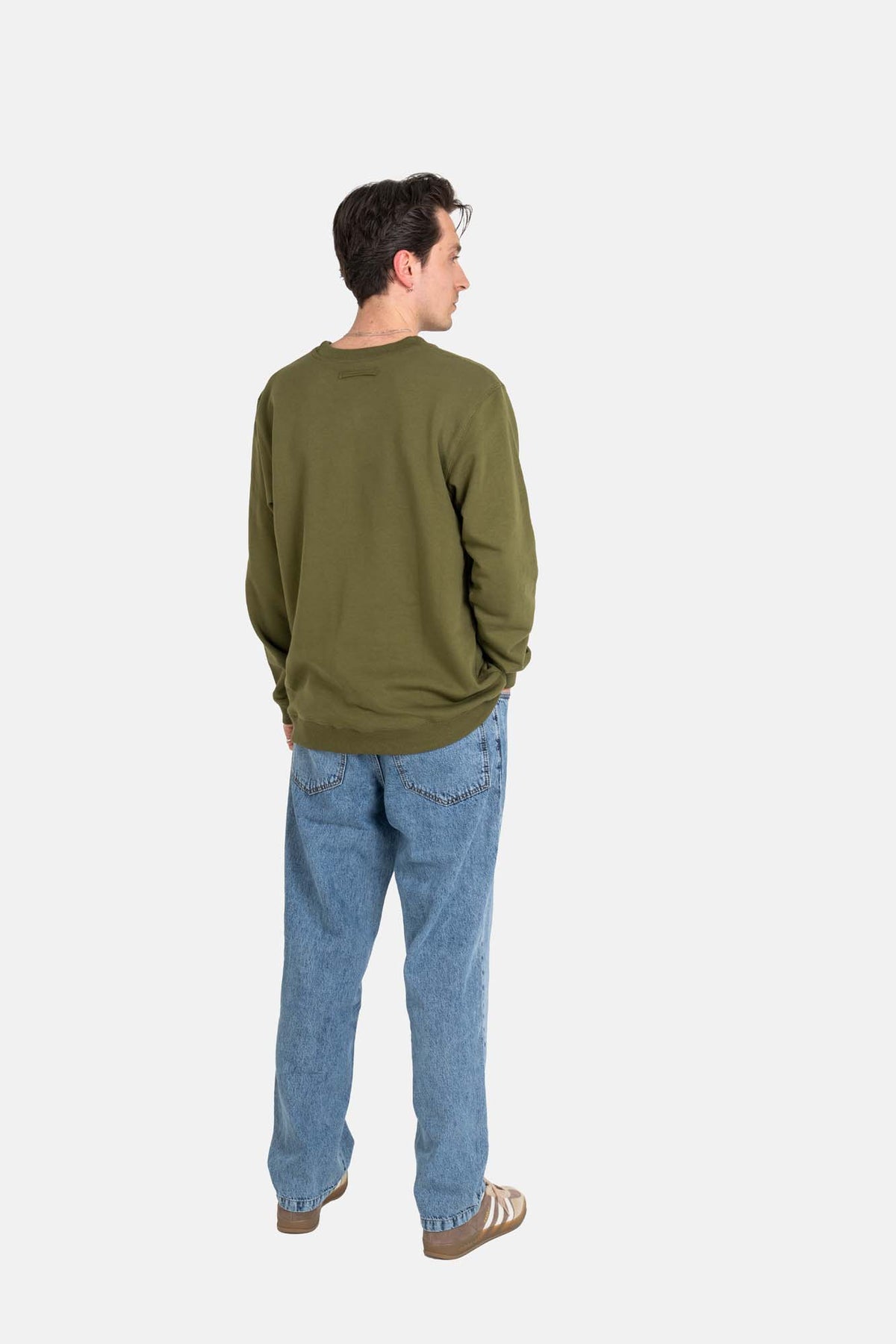 Staple Terry Crewneck Bracken Green