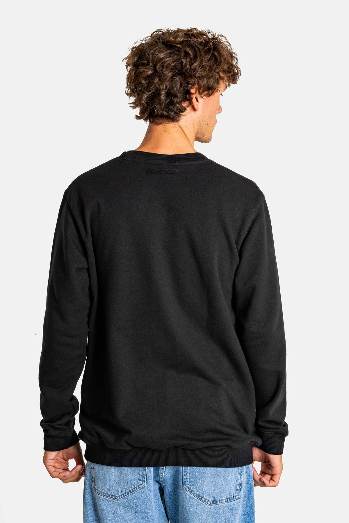 Staple Terry Crewneck Deep Black