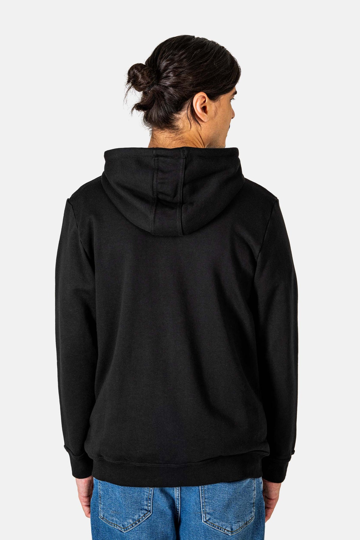 Staple Terry Zip Hoodie Deep Black