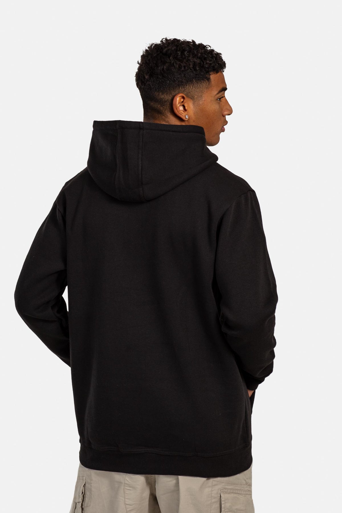 Staple Logo Hoodie Deep Black