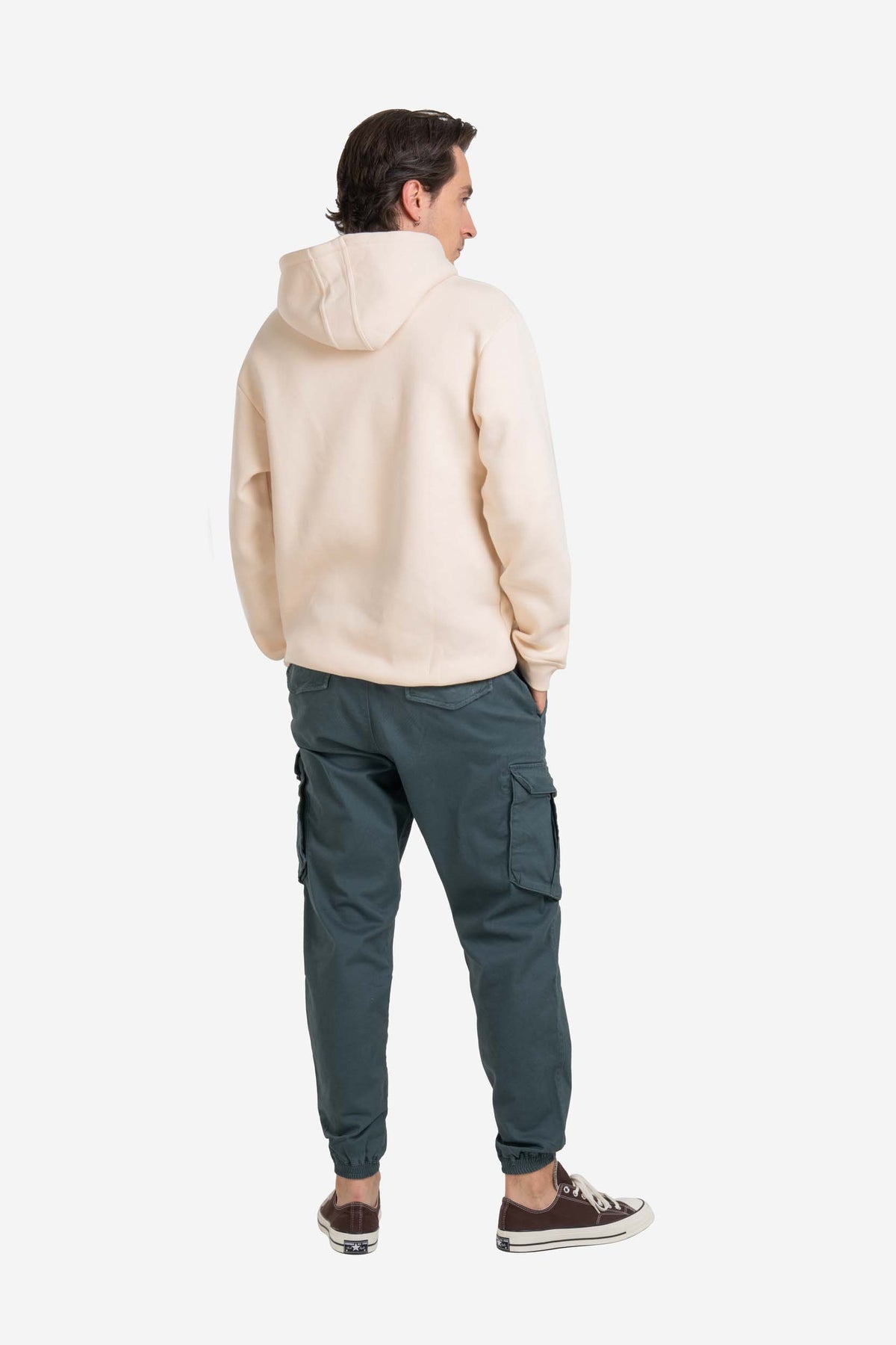 Staple Logo Hoodie Silver Peony