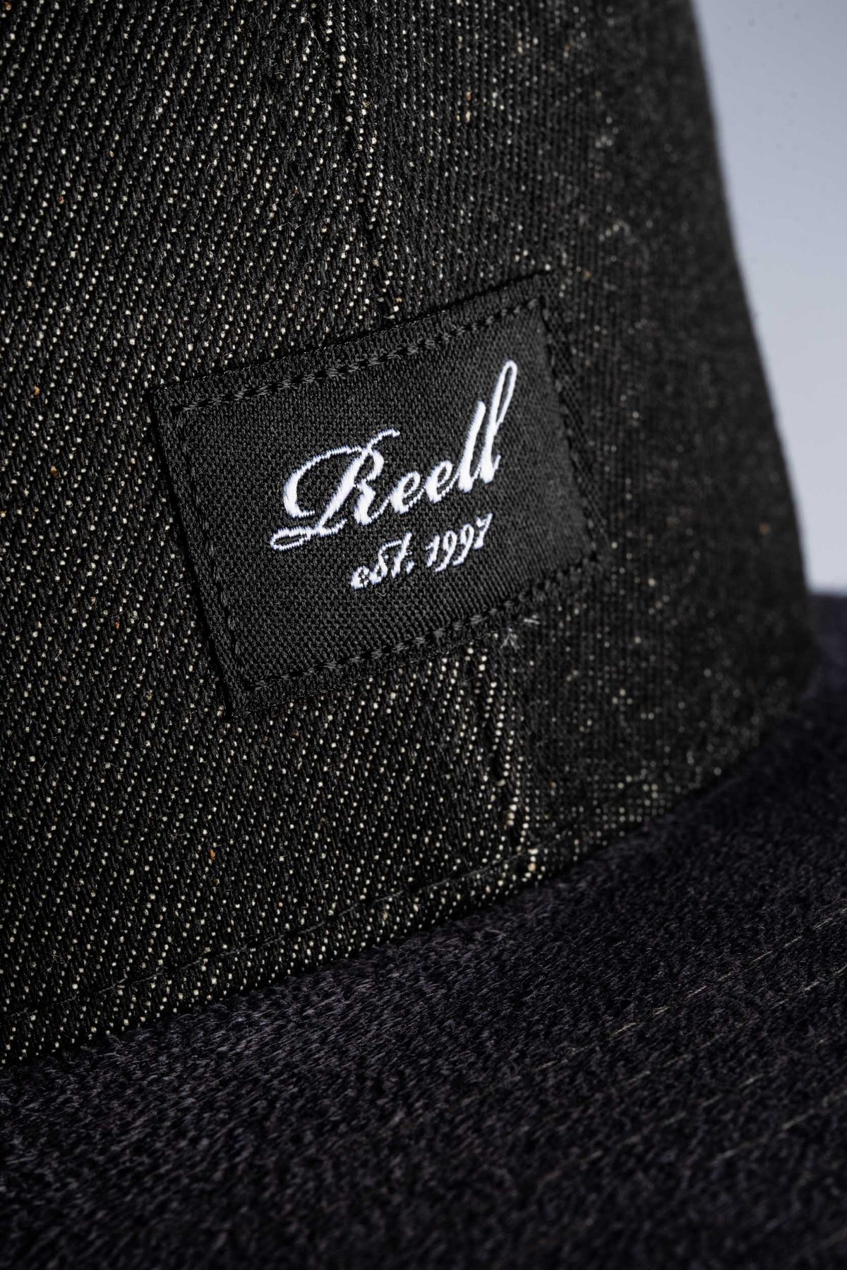 Suede Cap Black Denim