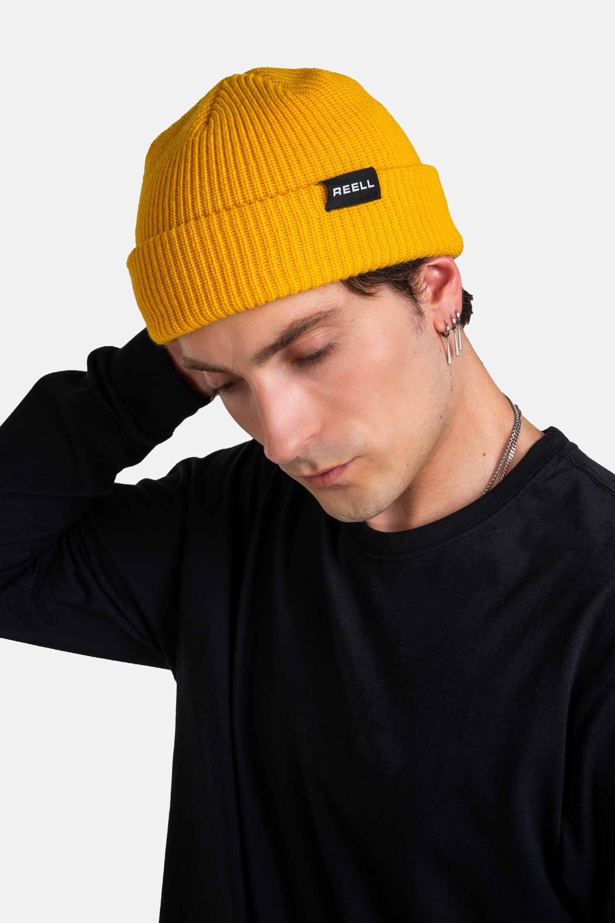 Dock Beanie Dark Yellow