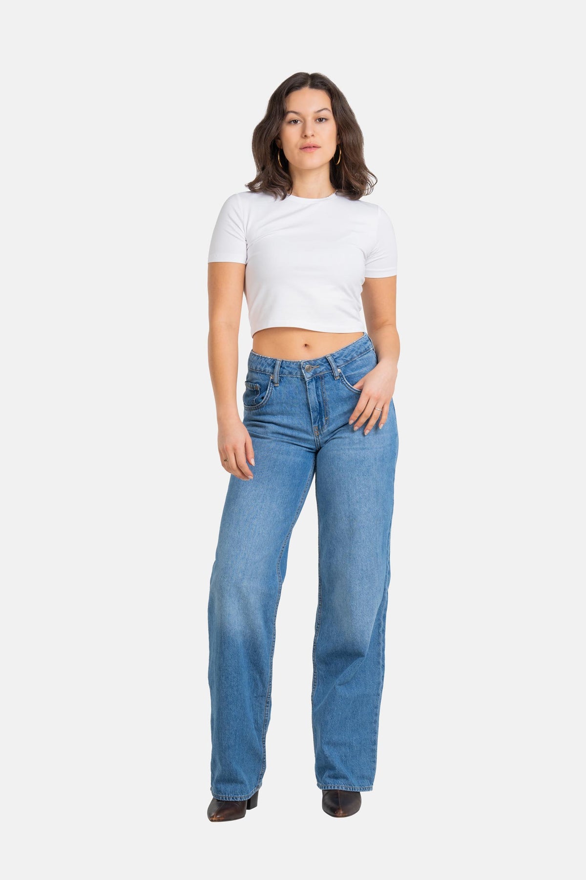 Women Holly Jeans Sky Blue Stone
