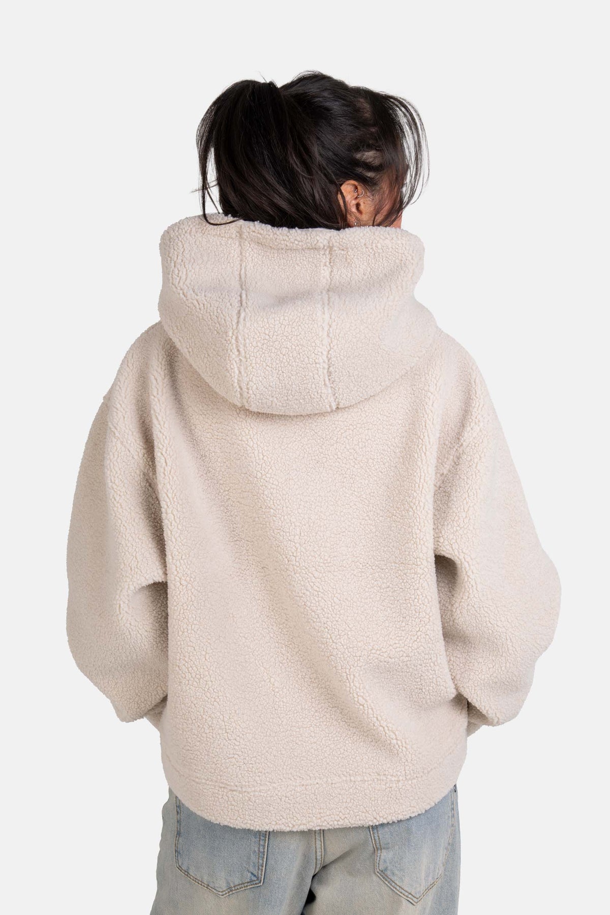 Women Soft Zip Hoodie Oatmeal