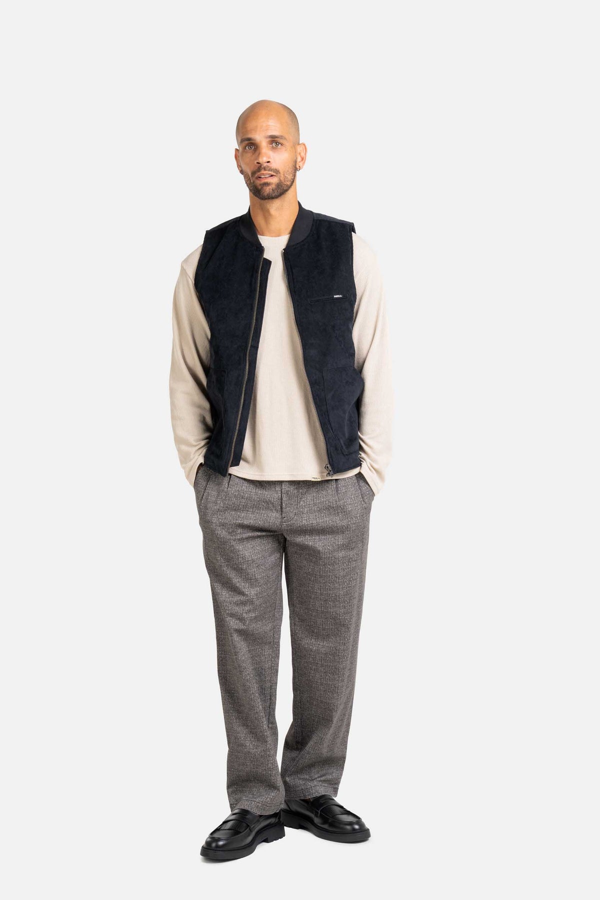 Bowie Chino Stone Check