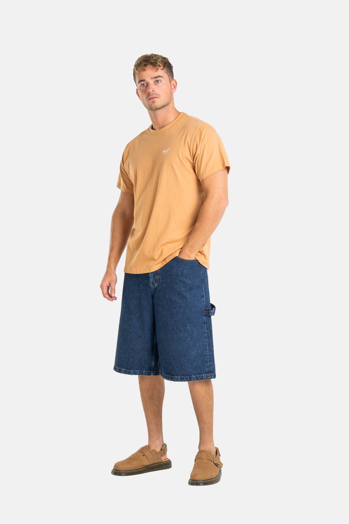 Belmont Worker Short Iconic Dark Stone