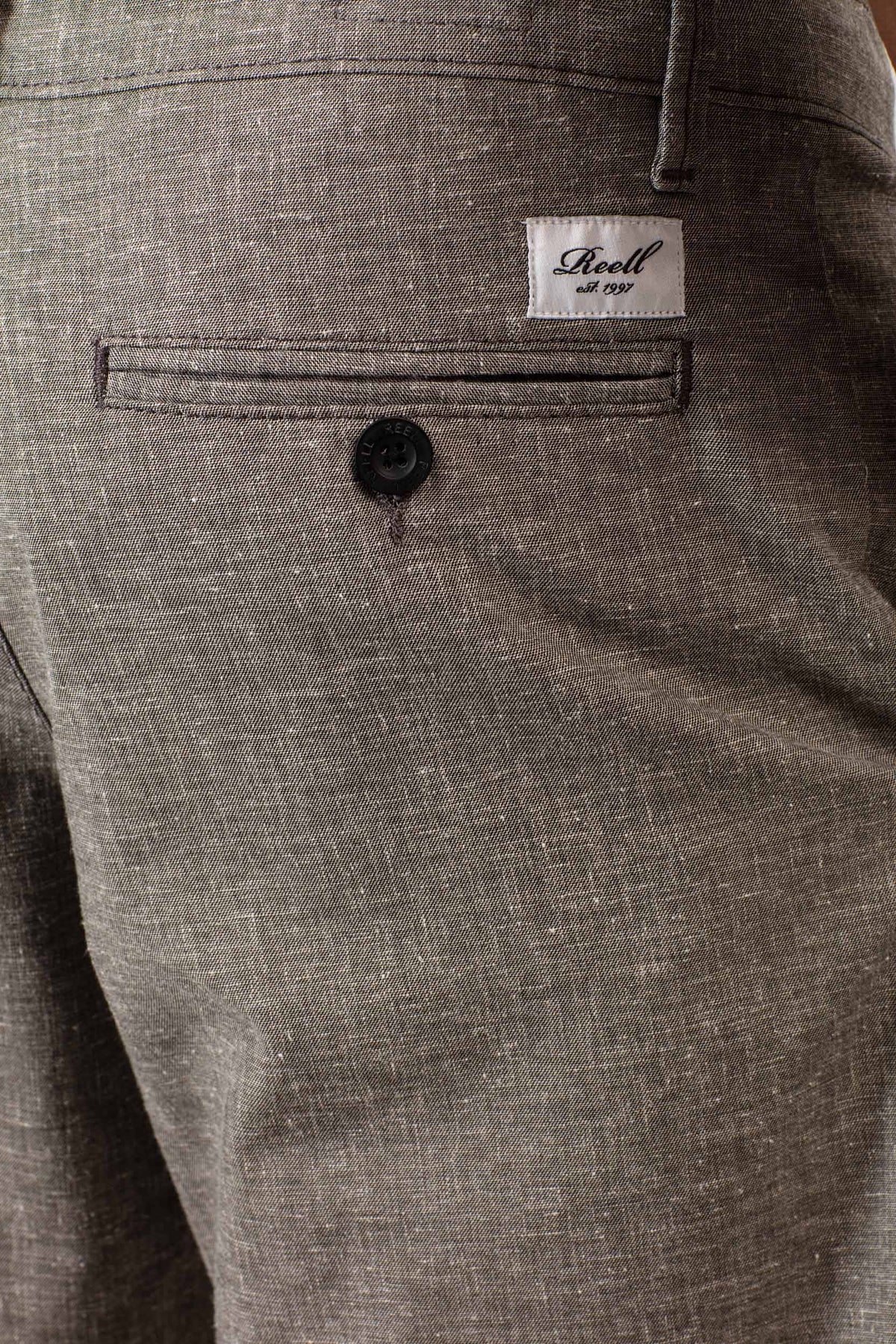 Flex Grip Chino Short Stone Green Linen