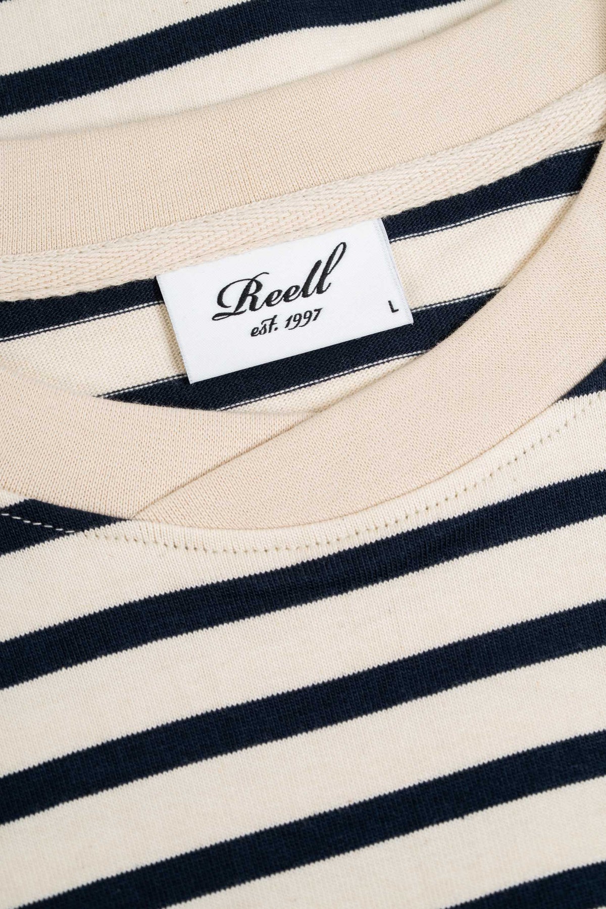 Cross T-Shirt Offwhite / Navy