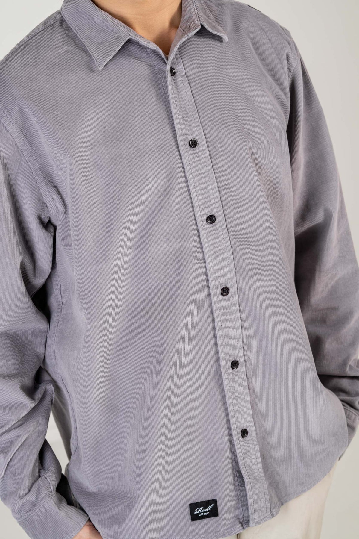 Strike Shirt Grey Purple