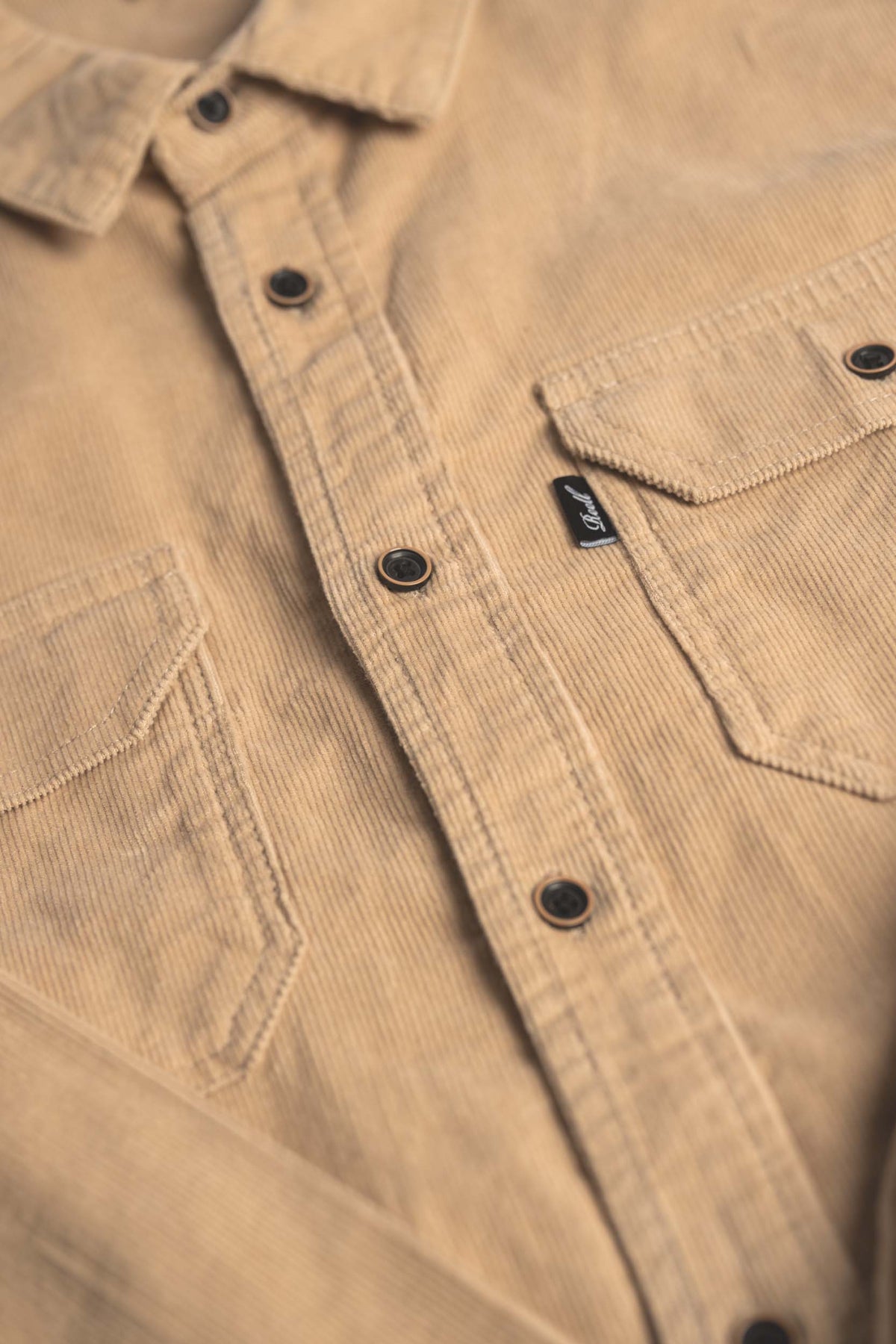 Dual Cord Shirt Cashew Sand