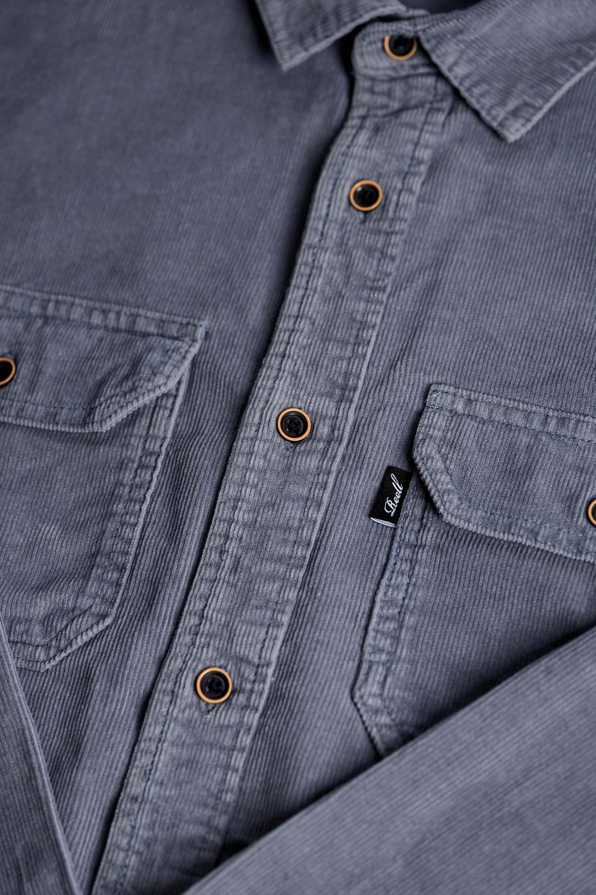 Dual Cord Shirt Grey Blue