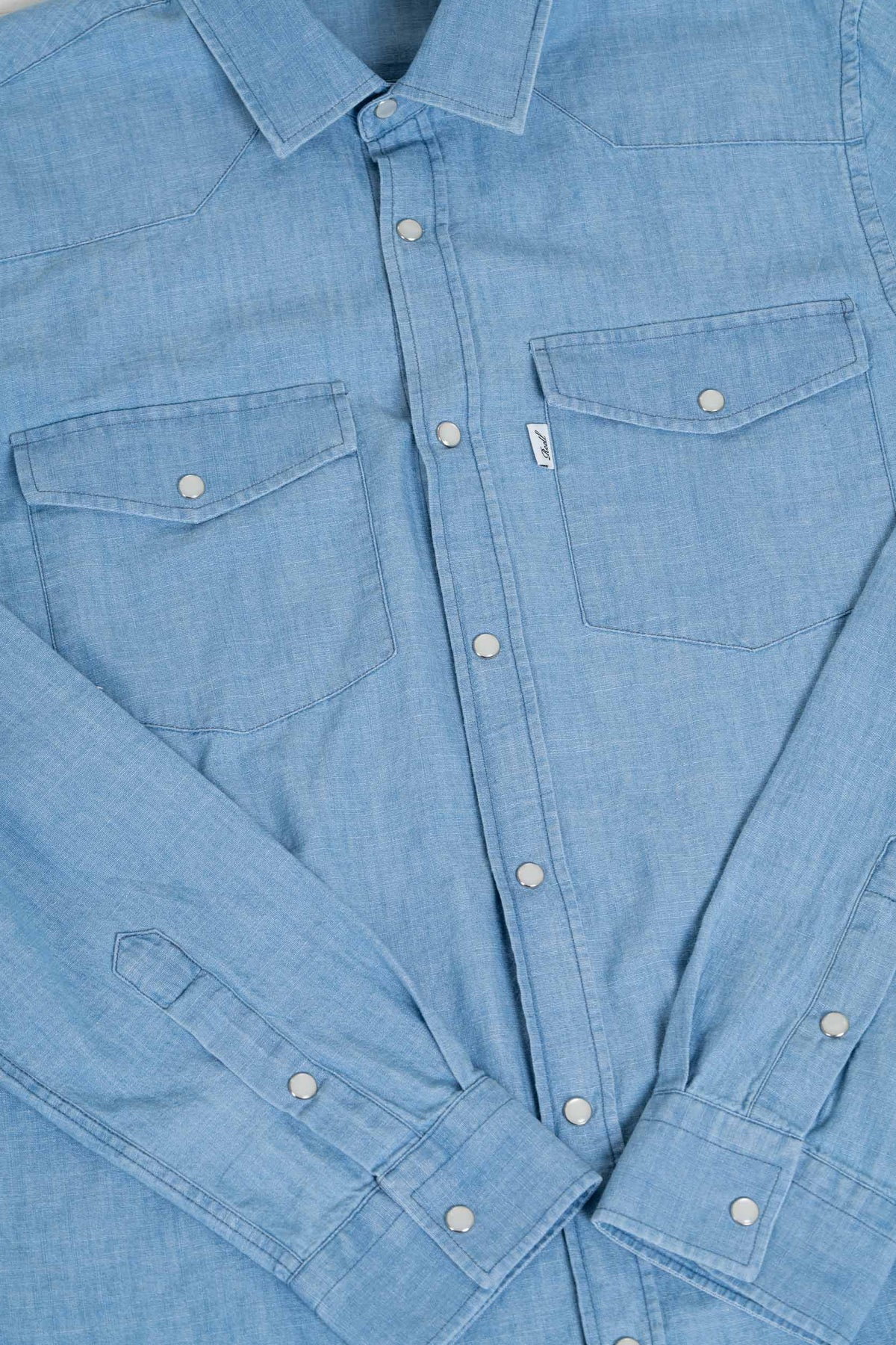 Western Shirt Light Blue Wash