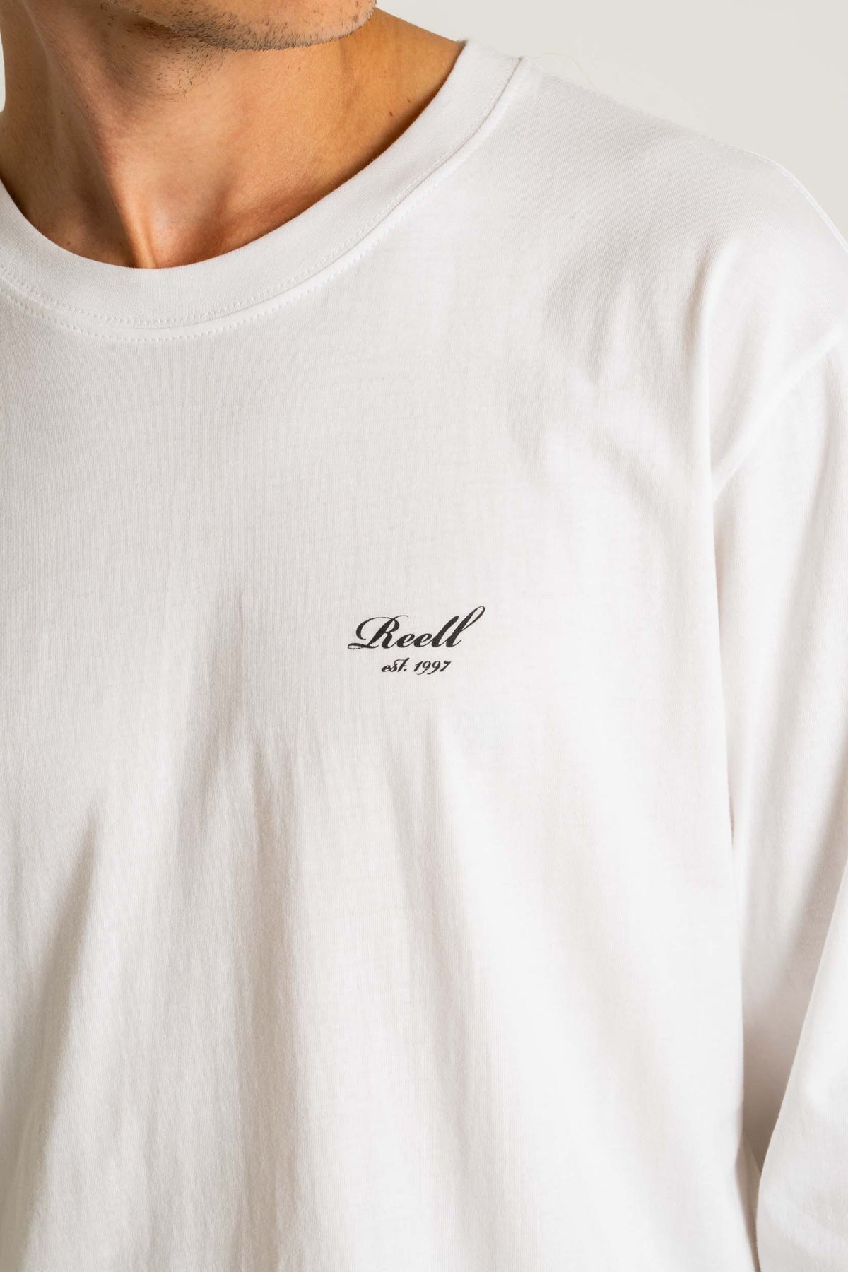 Staple Logo Longsleeve Snow White