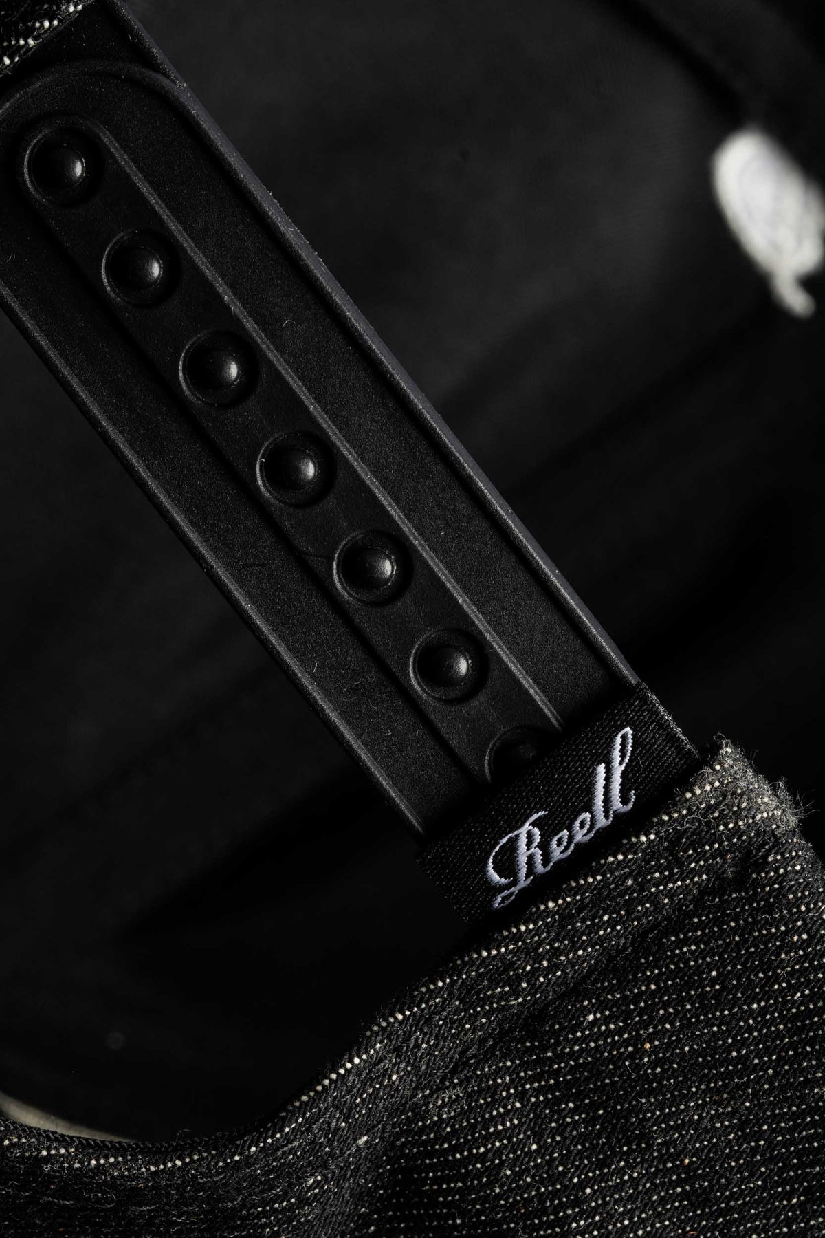 Suede Cap Black Denim