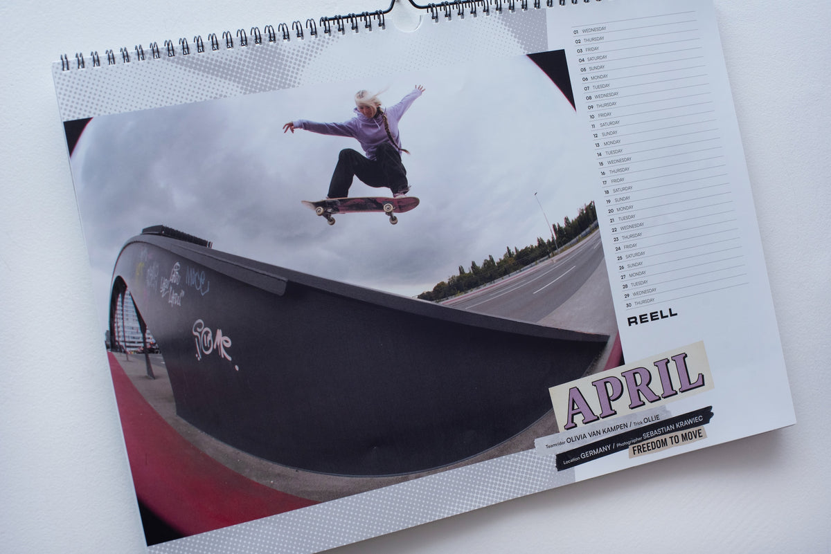 Reell Skate Calendar 2026