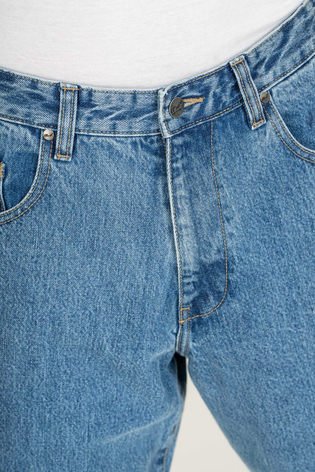 Organic Solid Vintage Smoke Blue