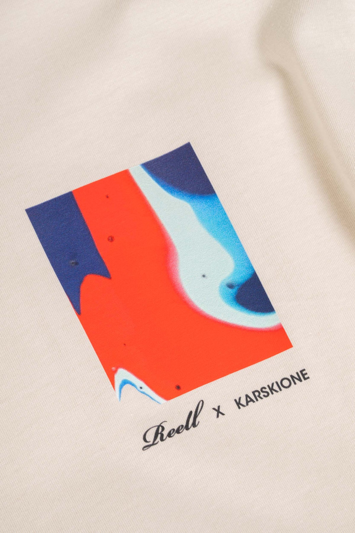 Reell x Karskione T-Shirt Oatmeal