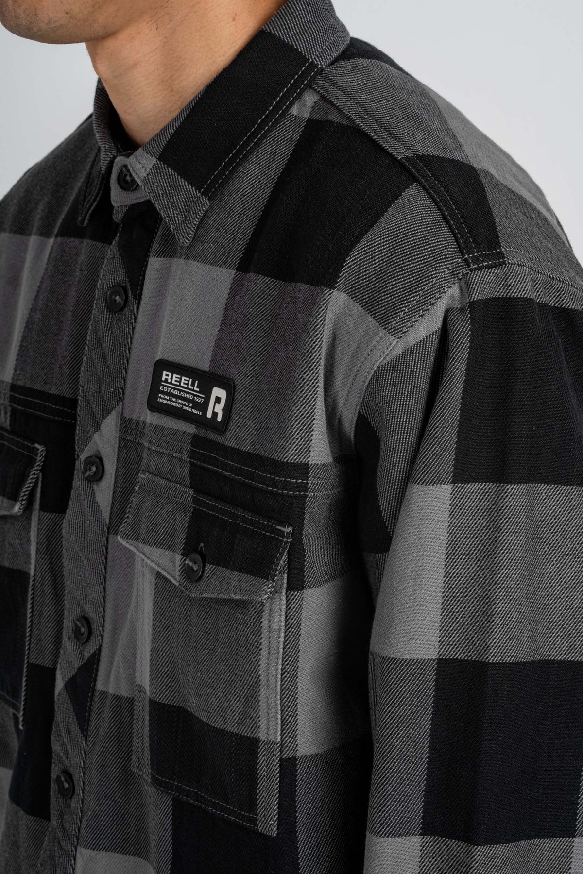 Freeman Shirt Check Black/Grey