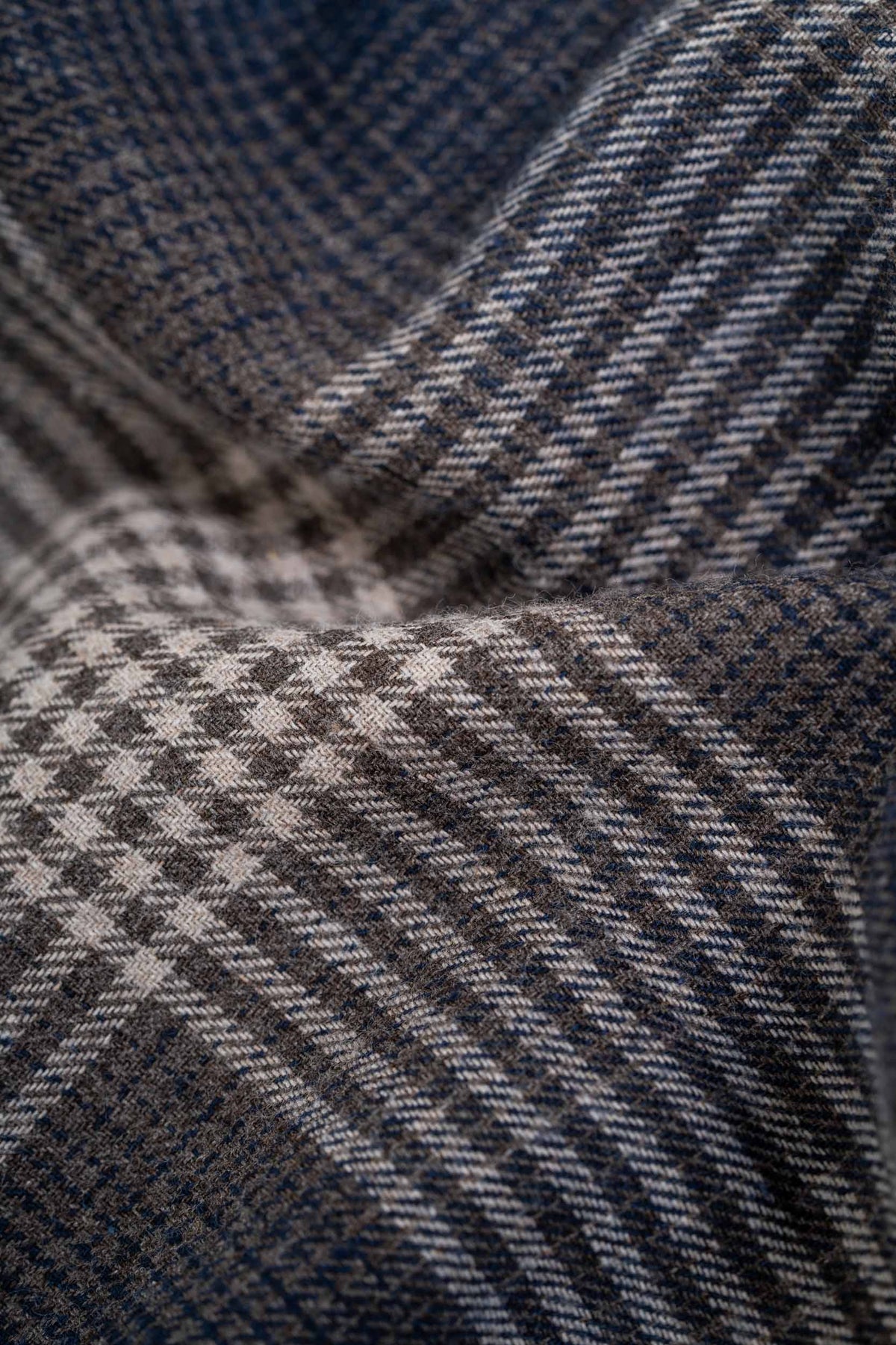 Alvar Check Shirt Brown/Navy/Grey