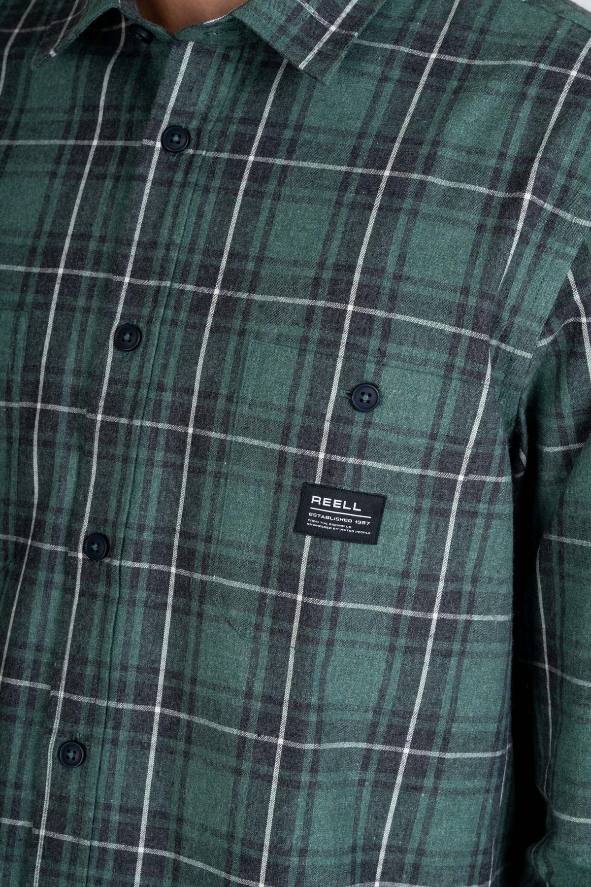 Alvar Check Shirt Green/Black/White