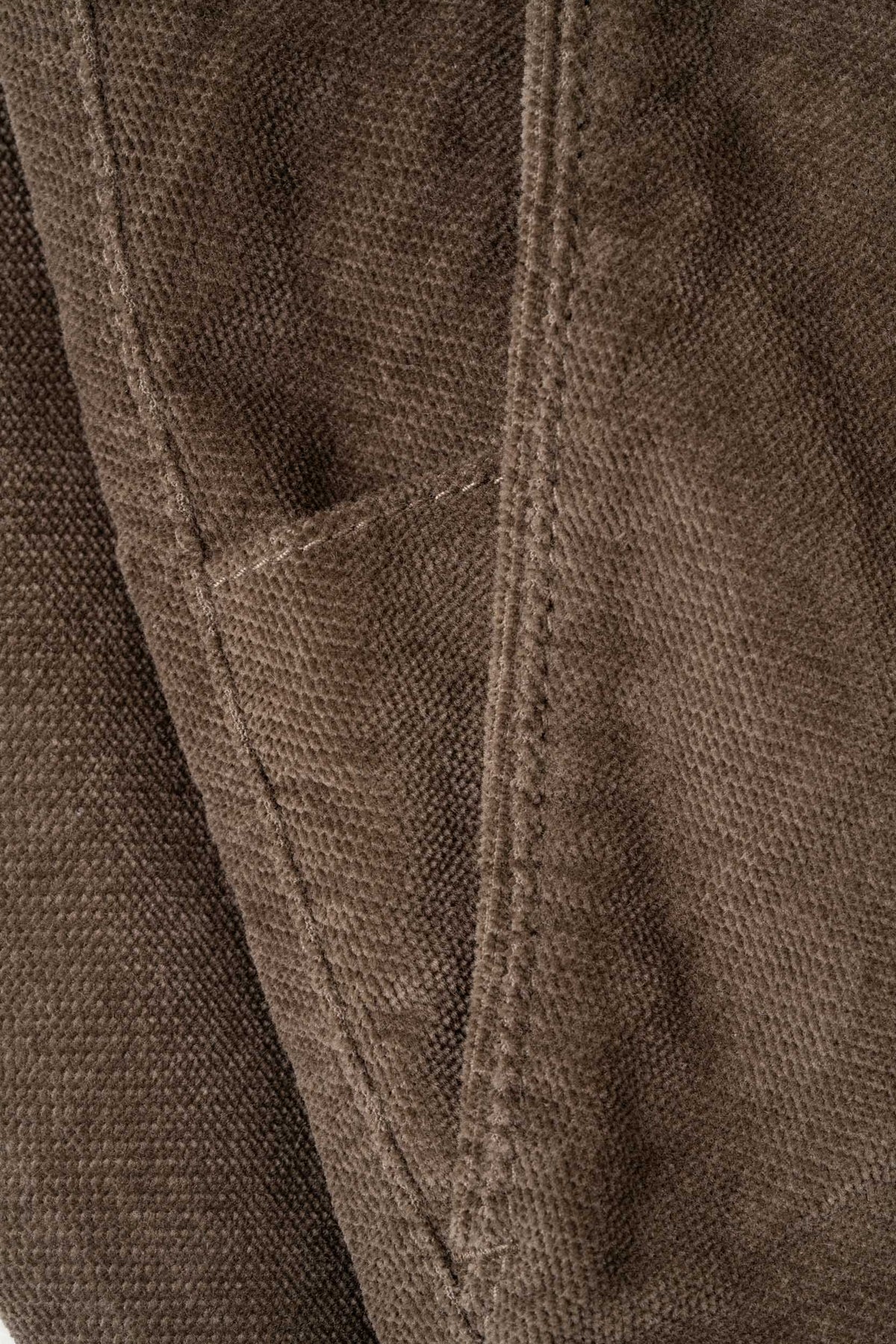 Regular Flex Chino Flanel Cord Olive Brown