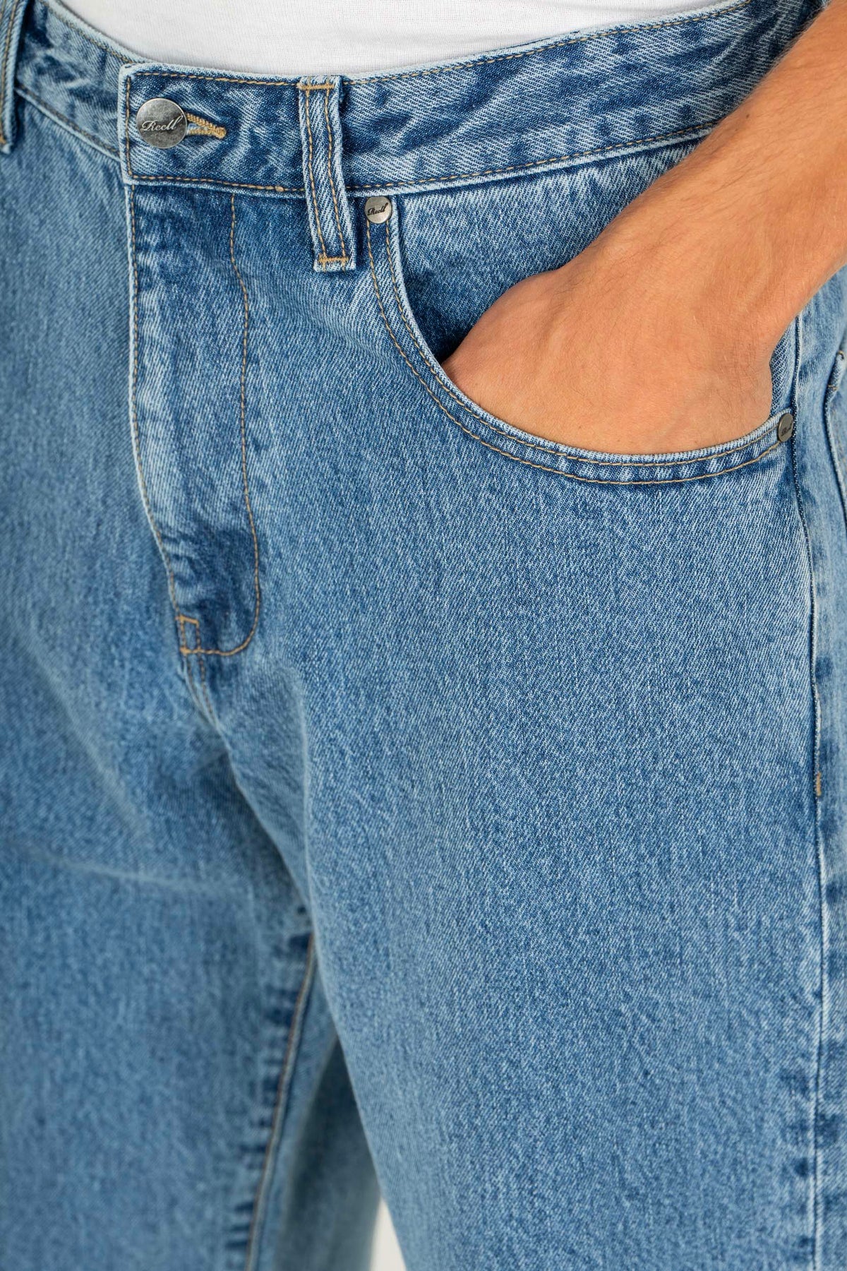 Organic Solid Vintage Smoke Blue