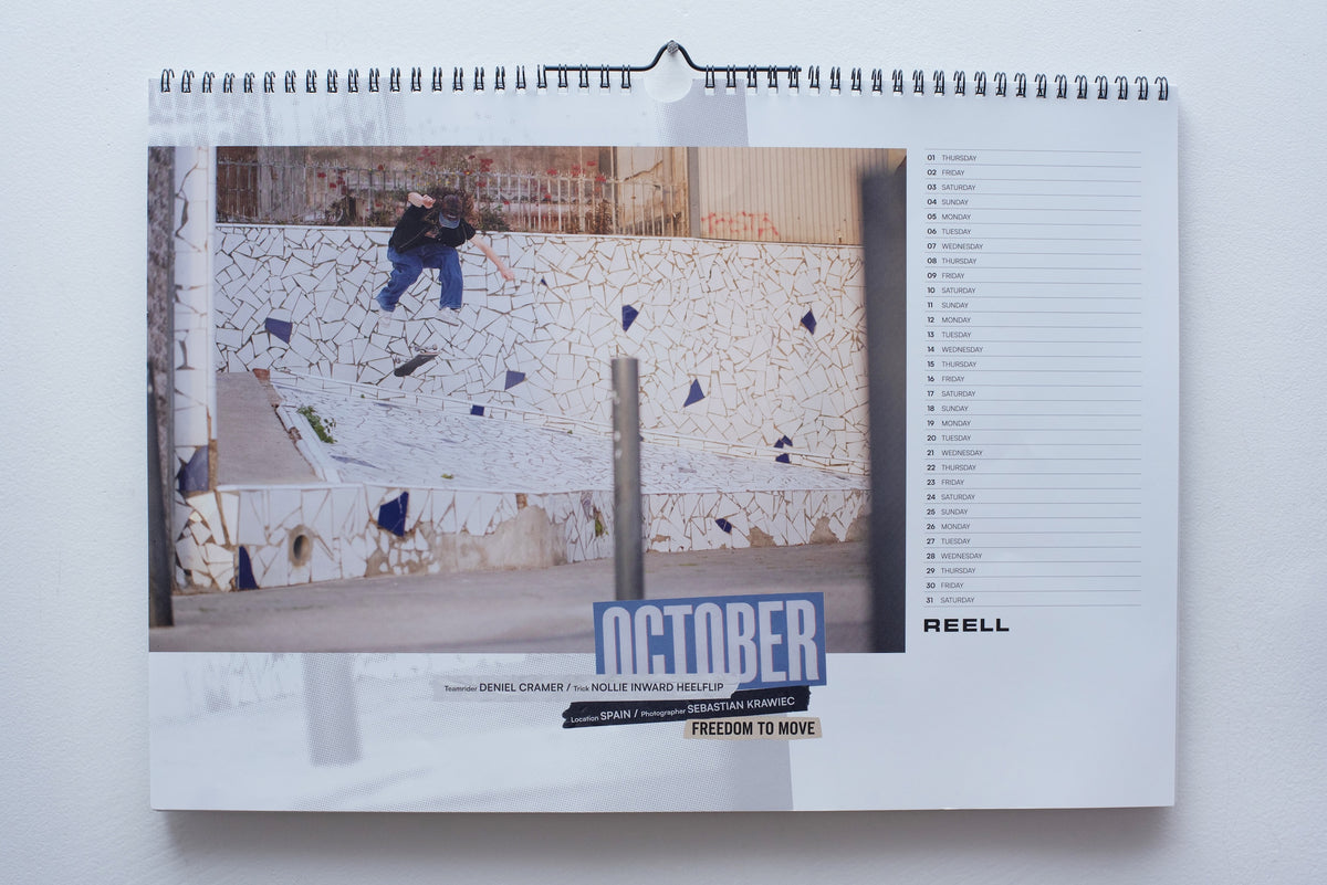 Reell Skate Calendar 2026