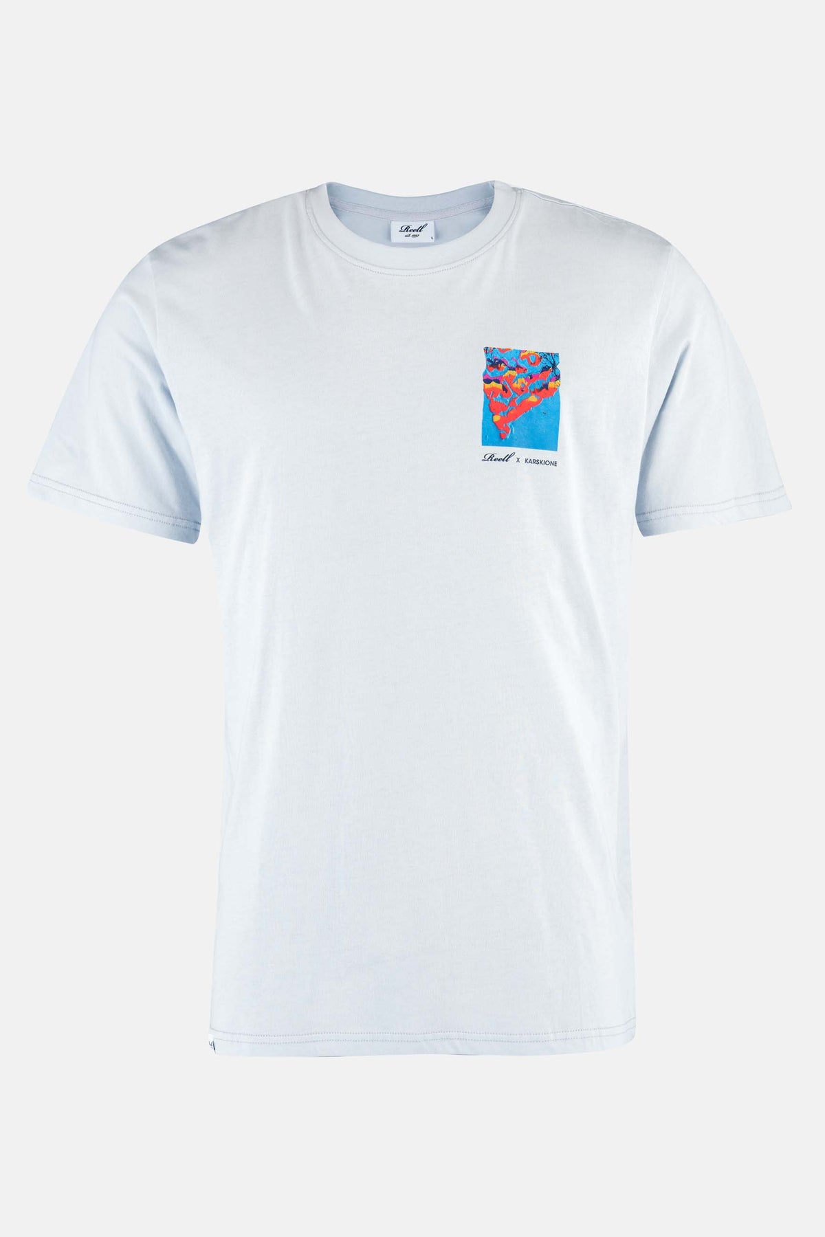 Reell x Karskione T-Shirt Water Blue