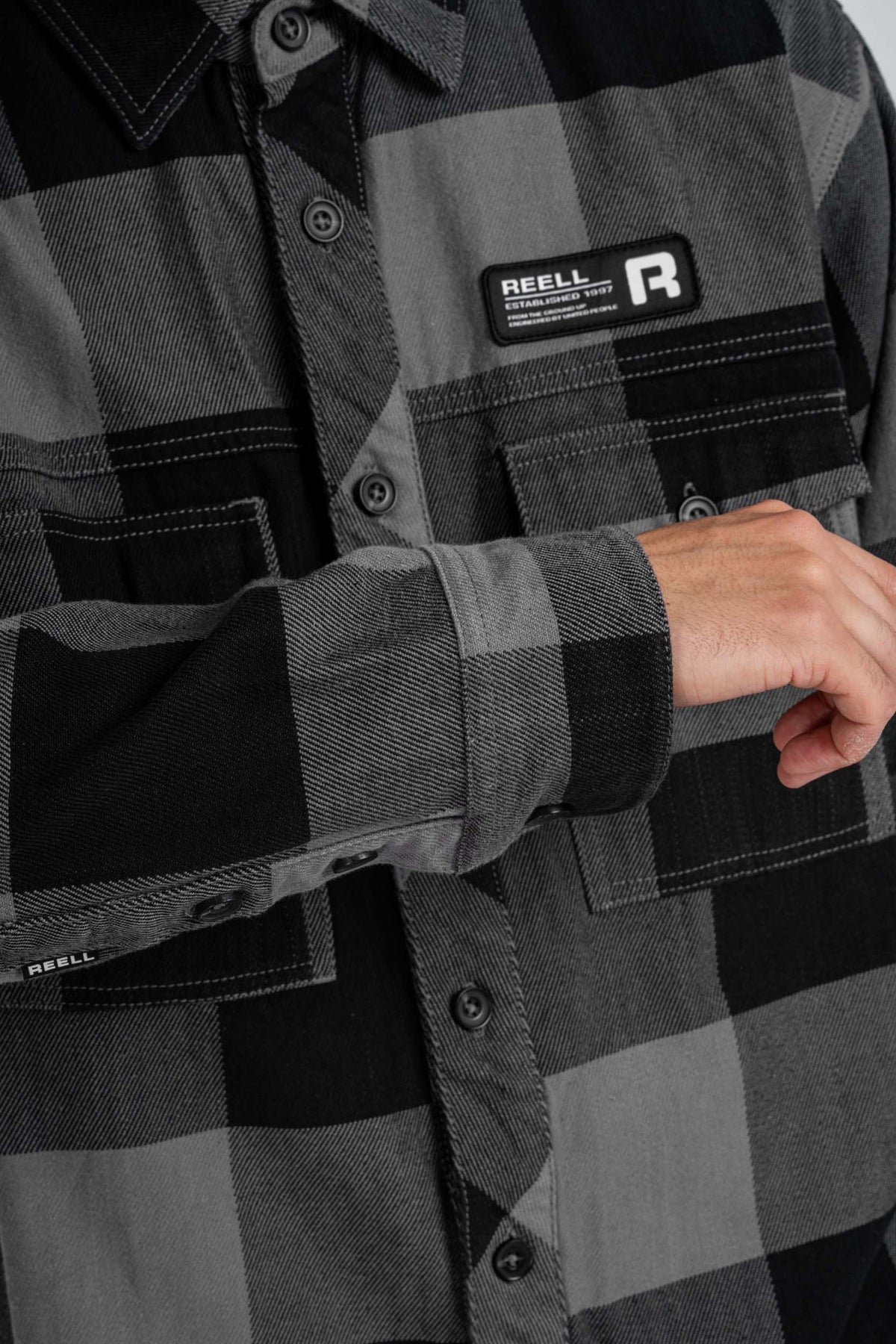 Freeman Shirt Check Black/Grey