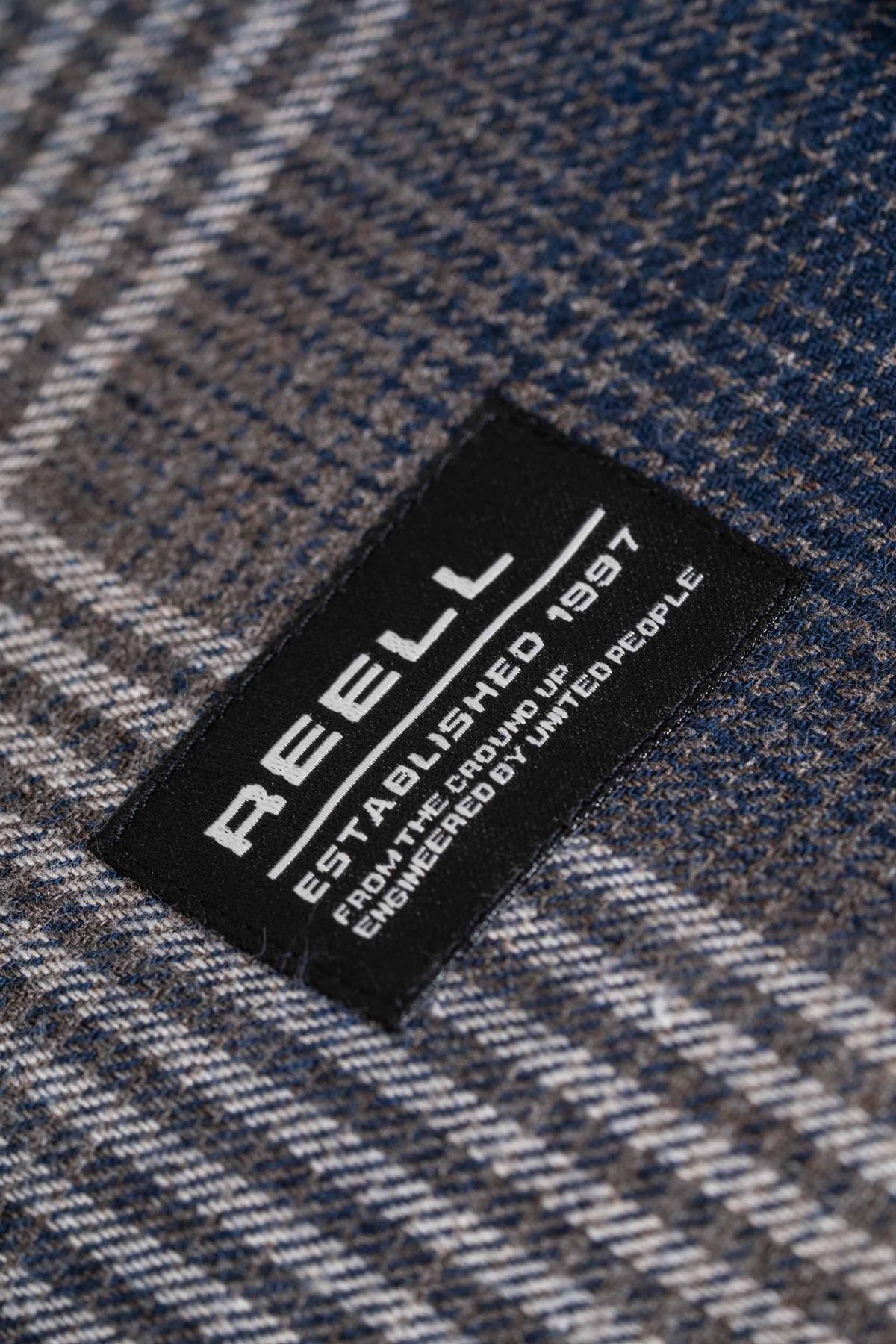 Alvar Check Shirt Brown/Navy/Grey