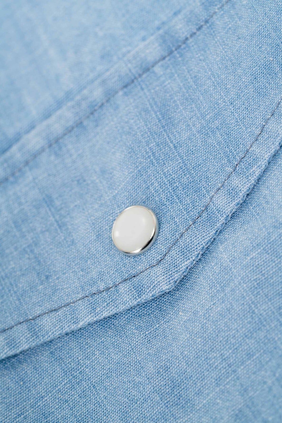 Western Shirt Light Blue Wash